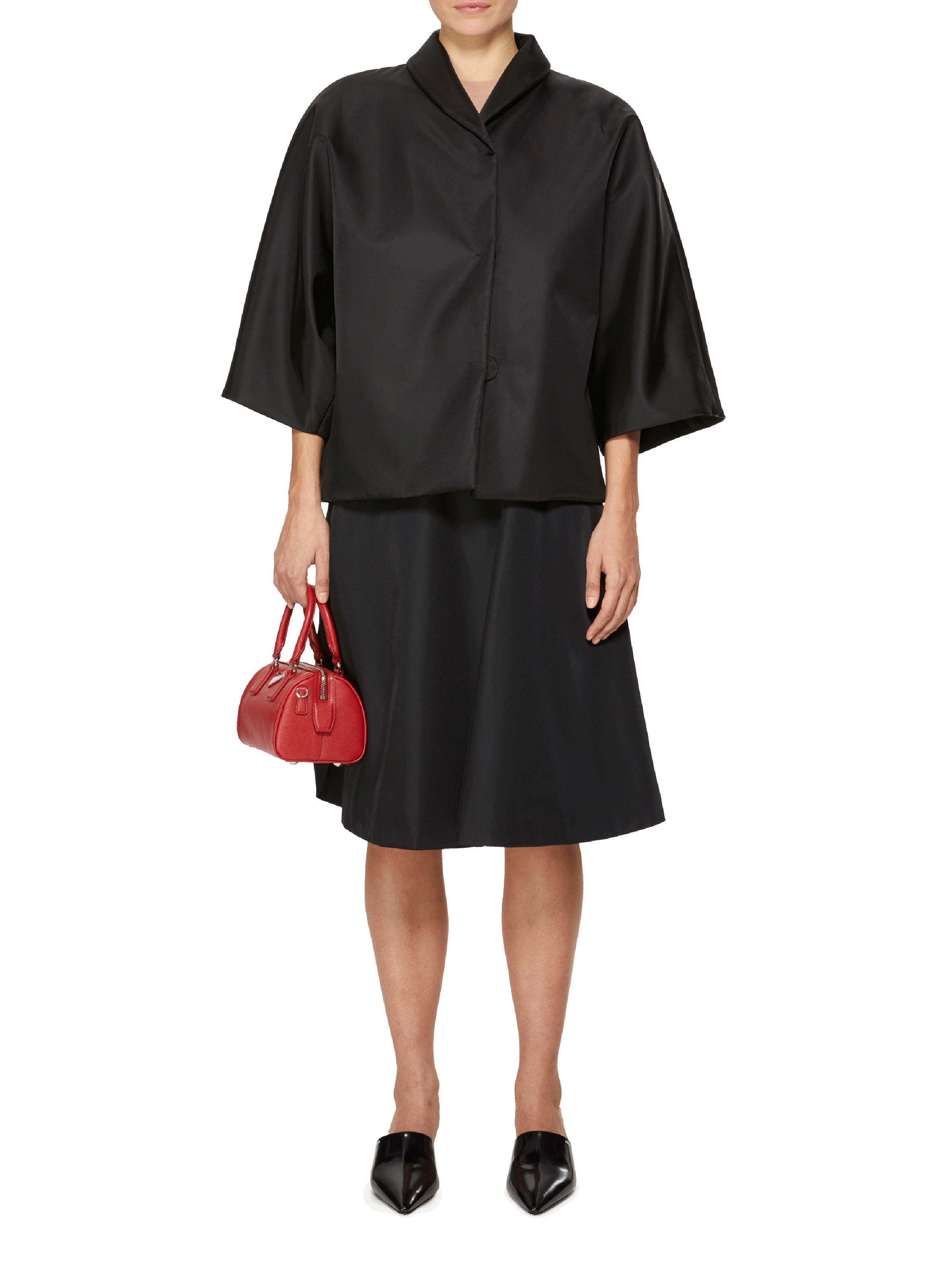 Capejas van Re-Nylon PRADA Zwart