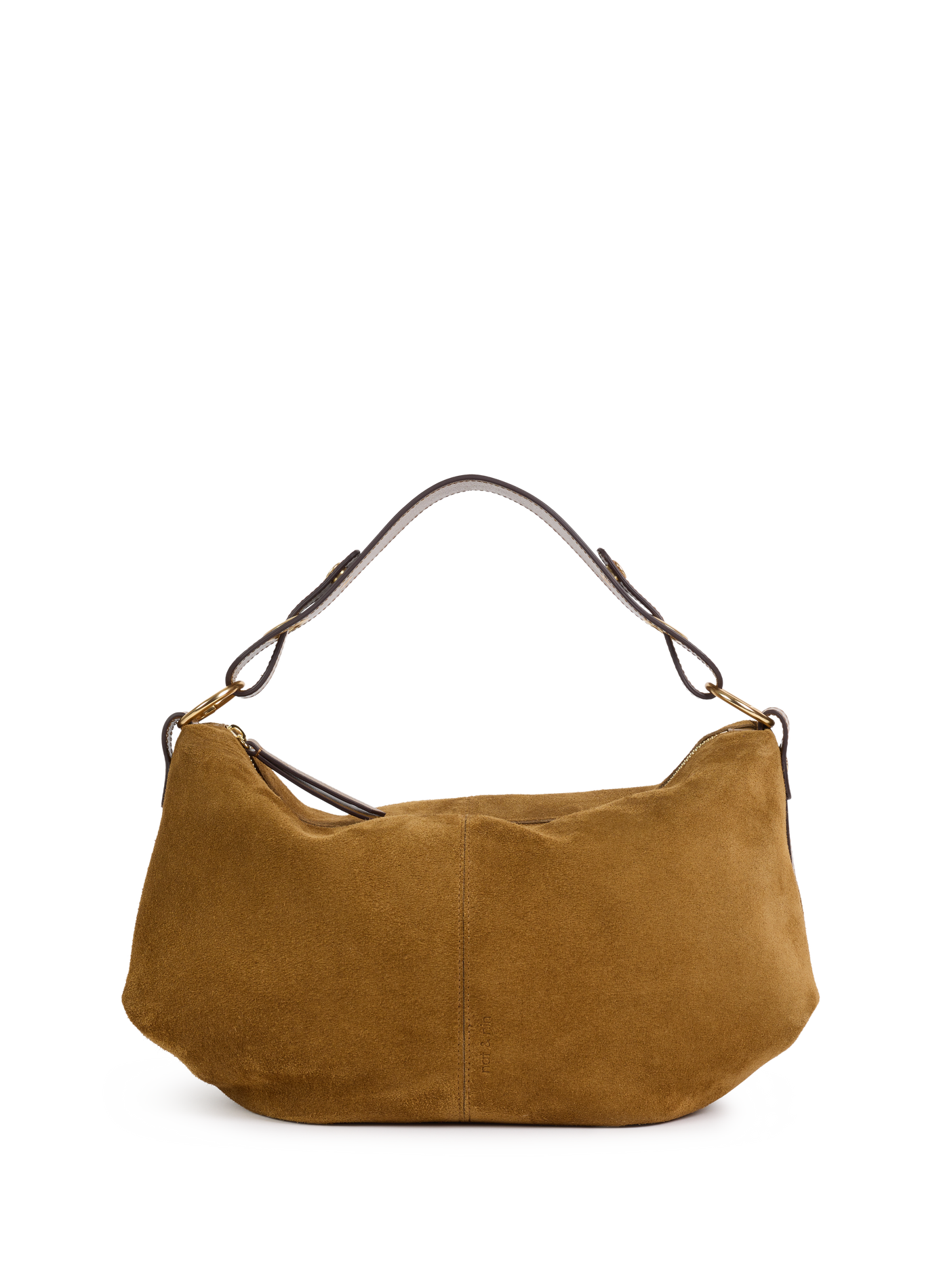 Sac bandoulière en cuir NAT & NIN Marron