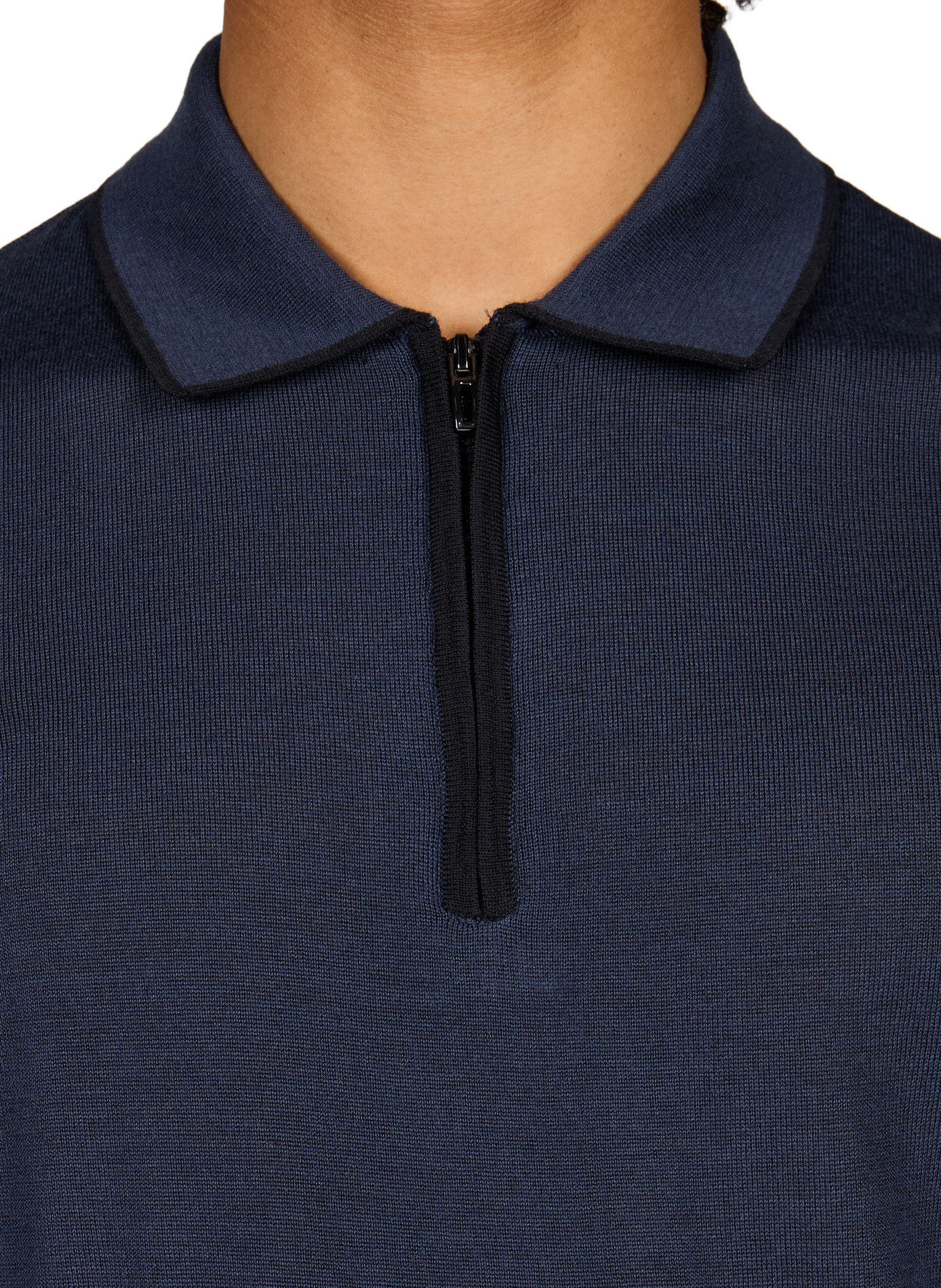 Sweatshirt in virgin wool EMPORIO ARMANI Blue