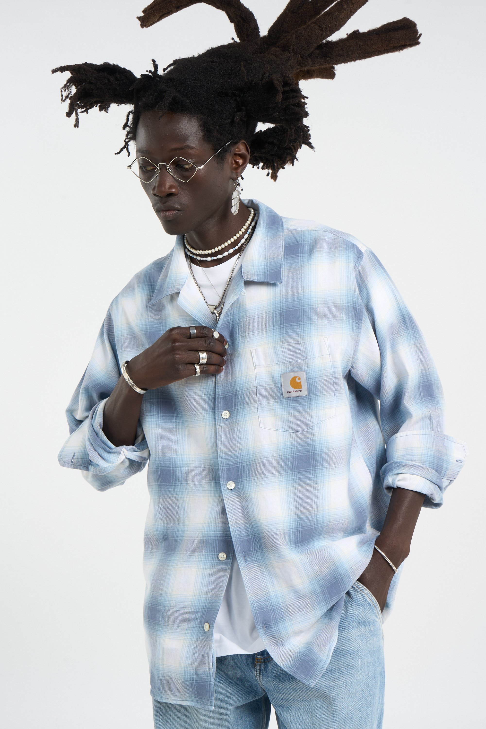 Chemise tyers CARHARTT WIP Bleu
