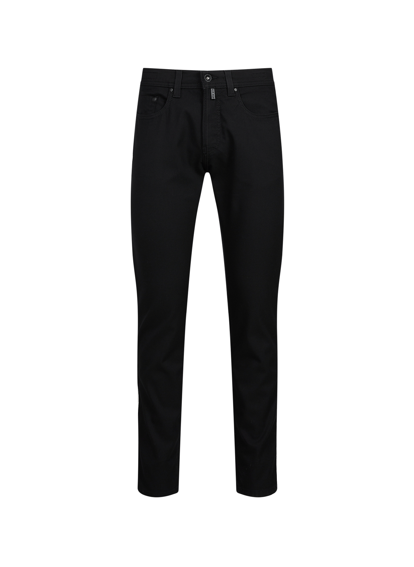 Slim-fit cotton-blend jeans PIERRE CARDIN Black