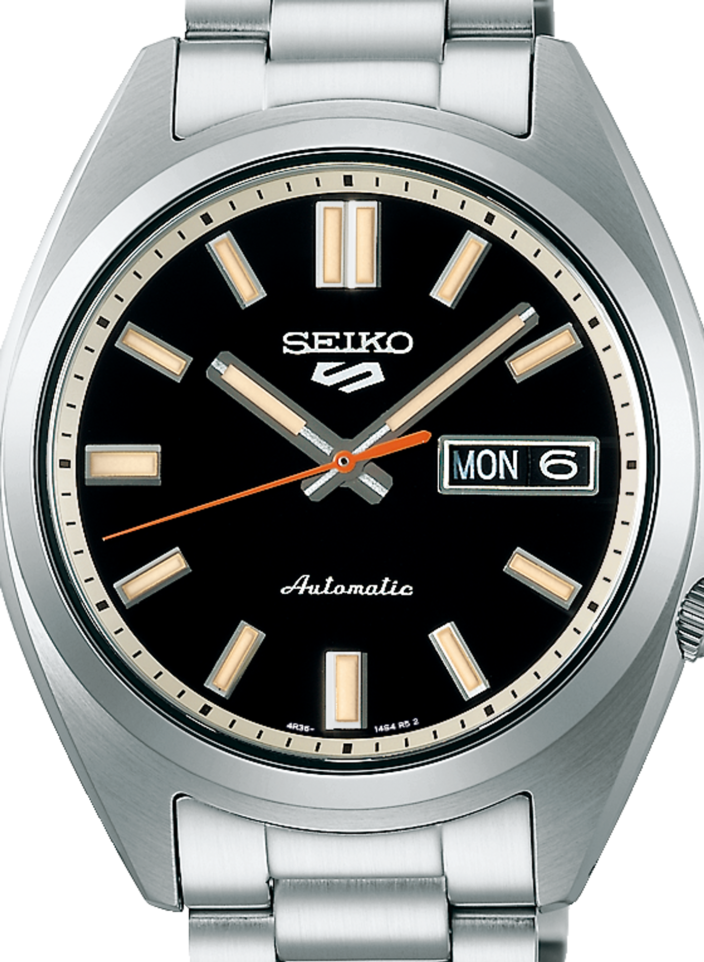 Montre automatique Seiko 5 en acier inoxydable SEIKO 5 Noir
