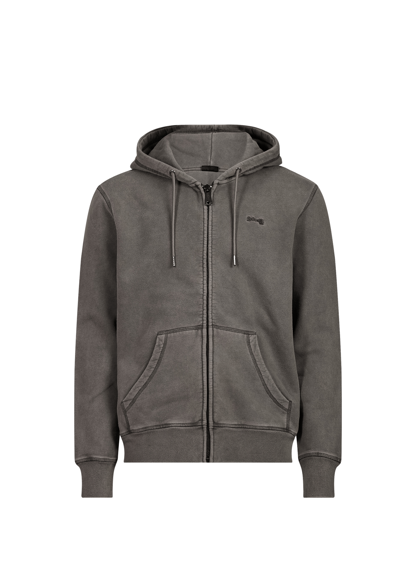 Baumwoll-Sweatshirt SCHOTT Grau