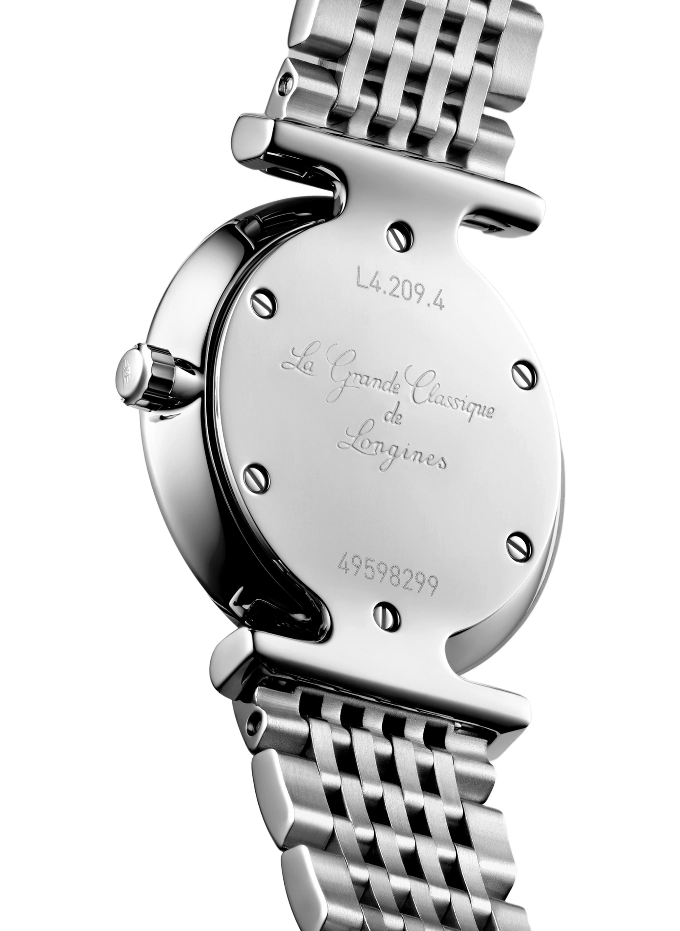 Montre quartz La Grande Classique en acier inoxydable LONGINES Blanc