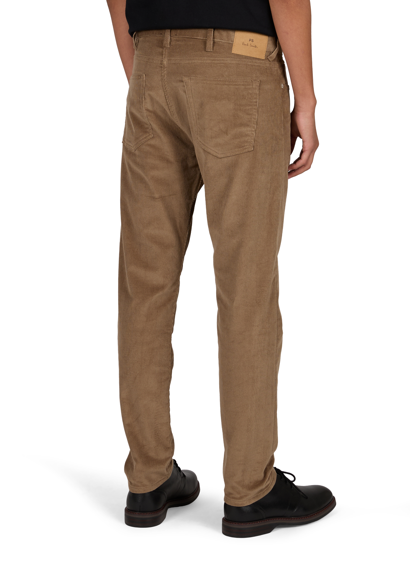Pantaloni in velluto a coste in misto cotone PAUL SMITH Marrone