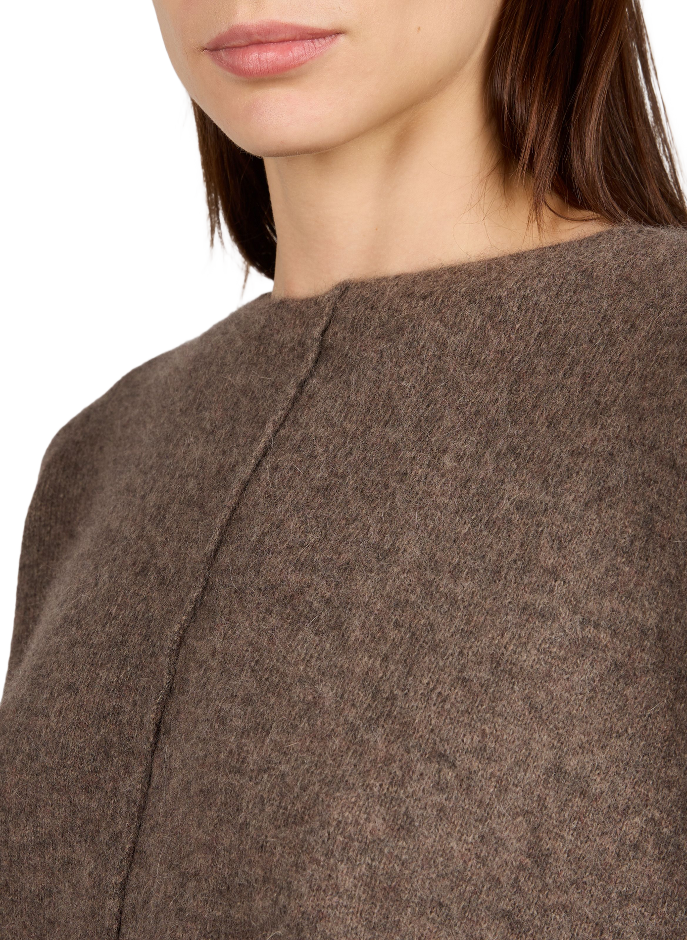 Oversized round neck wool blend sweater DERNY62 K1791U. BELLEROSE Multicolour