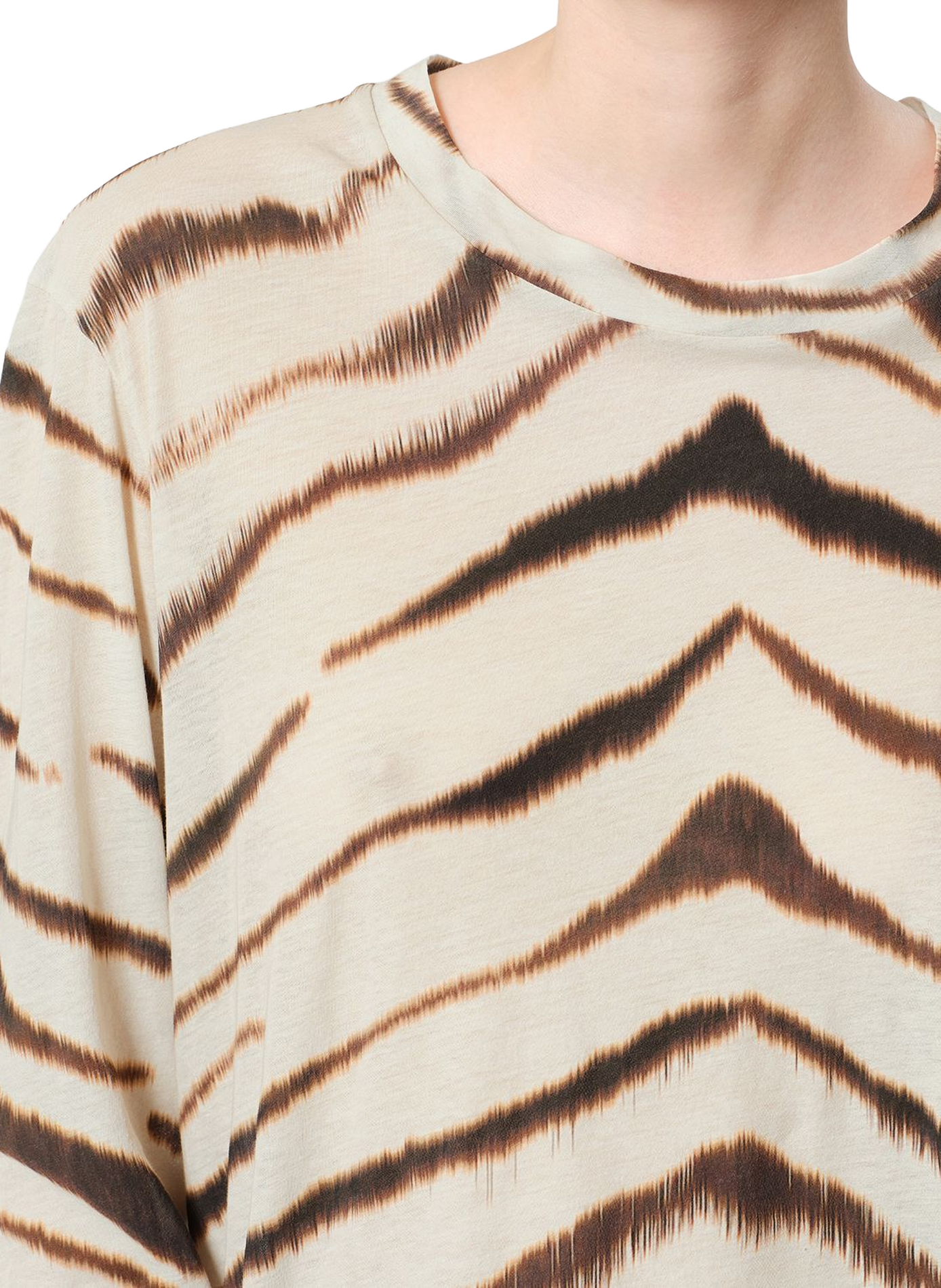 T-Shirt ZAKANE aus Baumwolle mit Zebraprint ISABEL MARANT Mehrfarbig