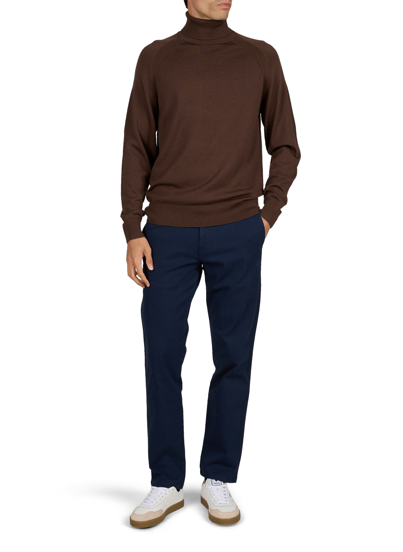 Pantalon chino slim en coton mélangé DOCKERS Bleu