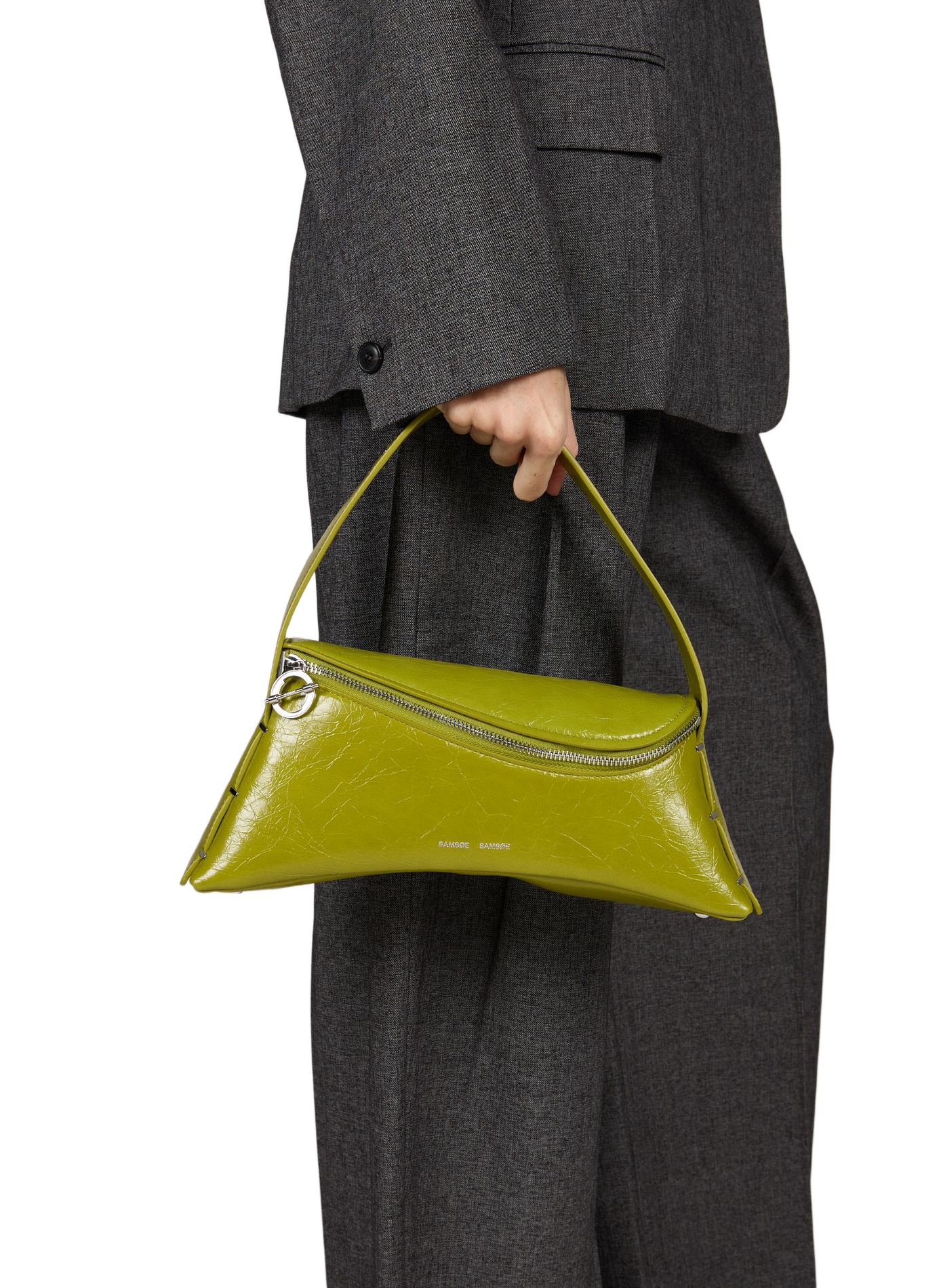Sadandy Schultertasche in Lederoptik SAMSOE SAMSOE Grun