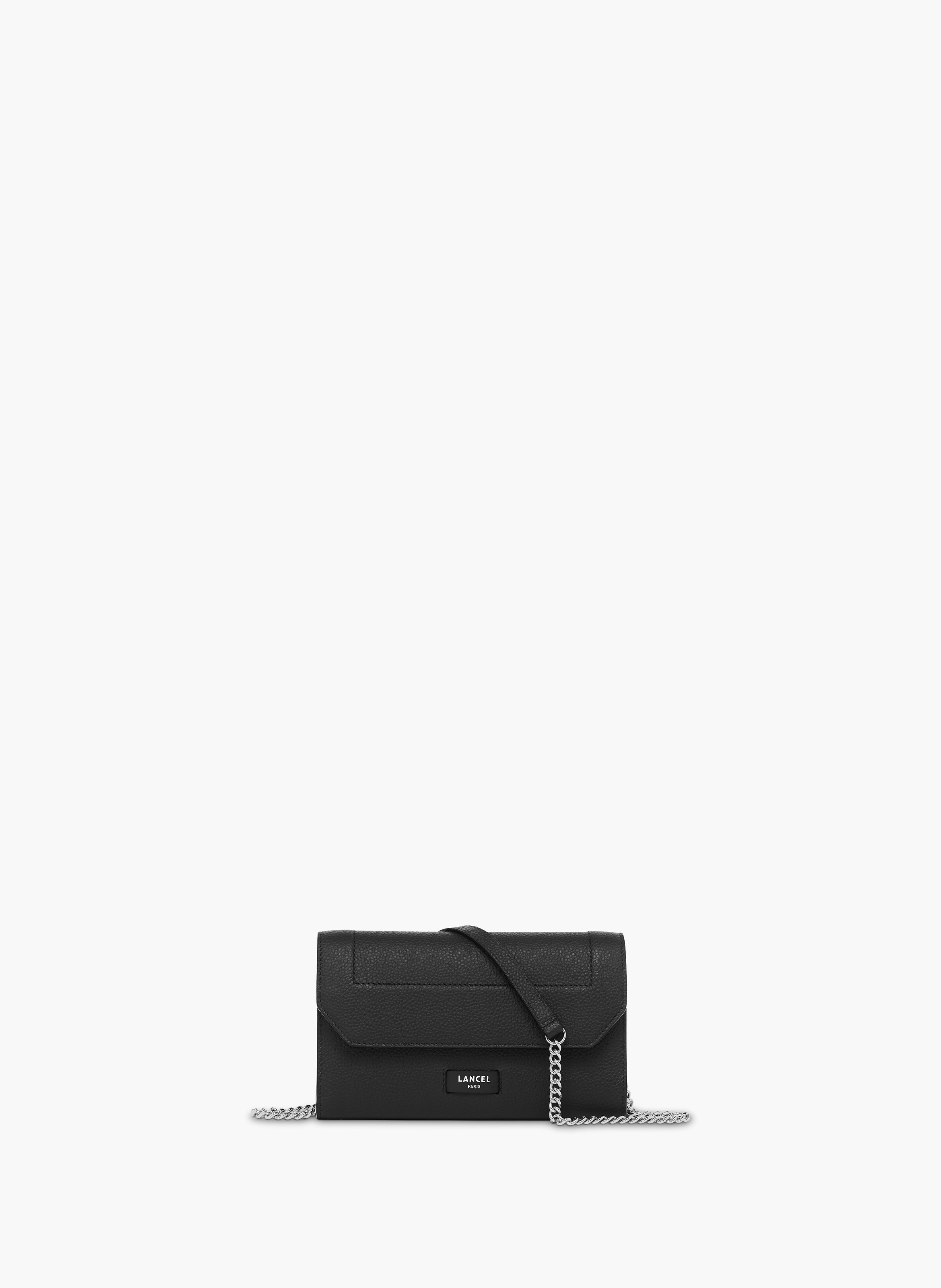 Portefeuille chaîne ninon de lancel en cuir LANCEL Noir