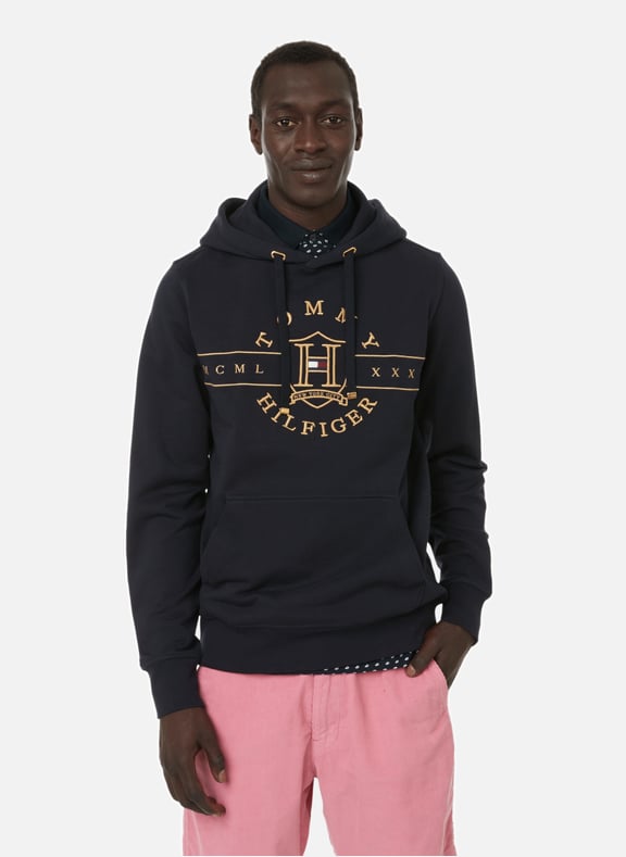 Cotton hoodie Blue by TOMMY HILFIGER TOMMY HILFIGER Cotton hoodie Blue