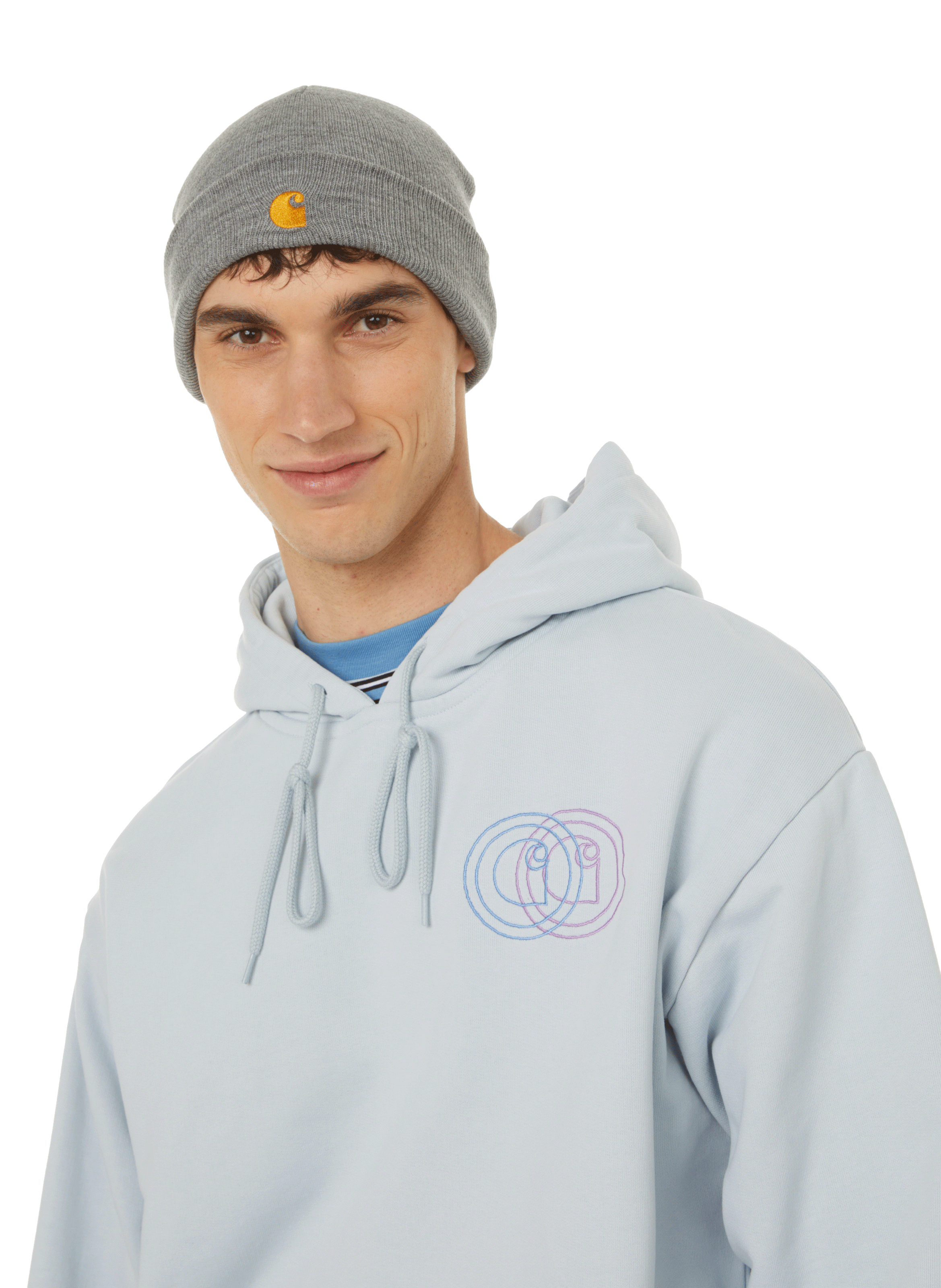 Bonnet Chase en maille côtelée CARHARTT WIP Gris