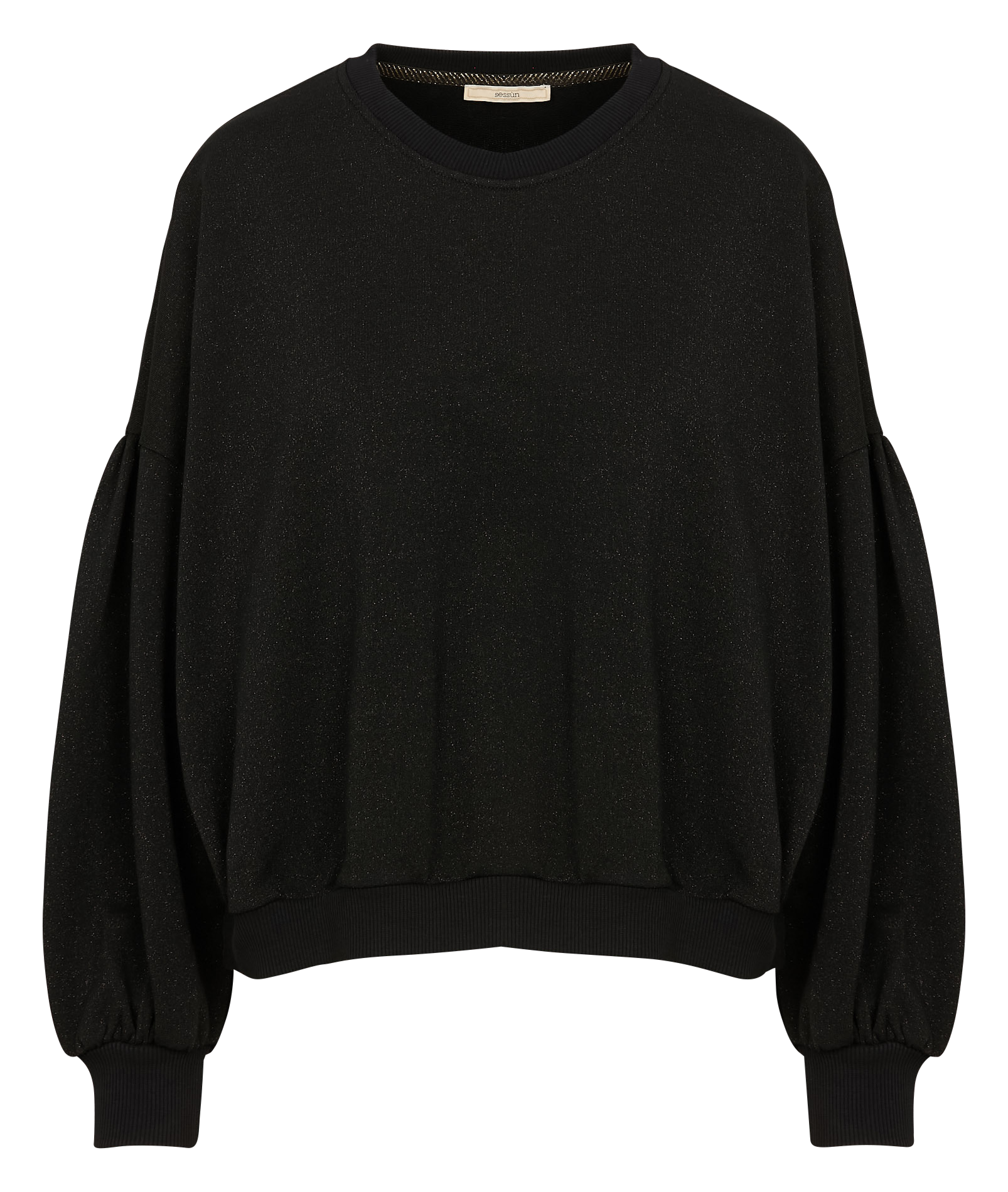 Sweat ample en coton mélangé yunoluz SESSUN Noir