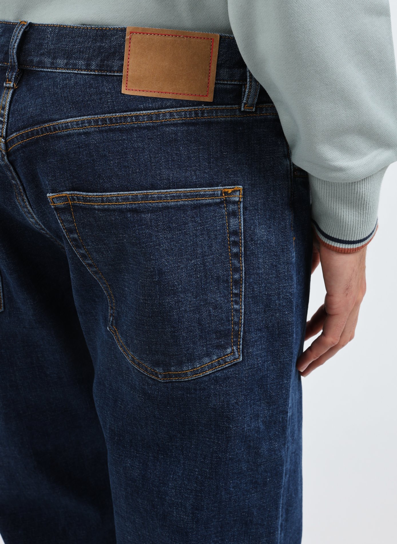 Straight-cut cotton-blend jeans JEANERICA DENIM Blue