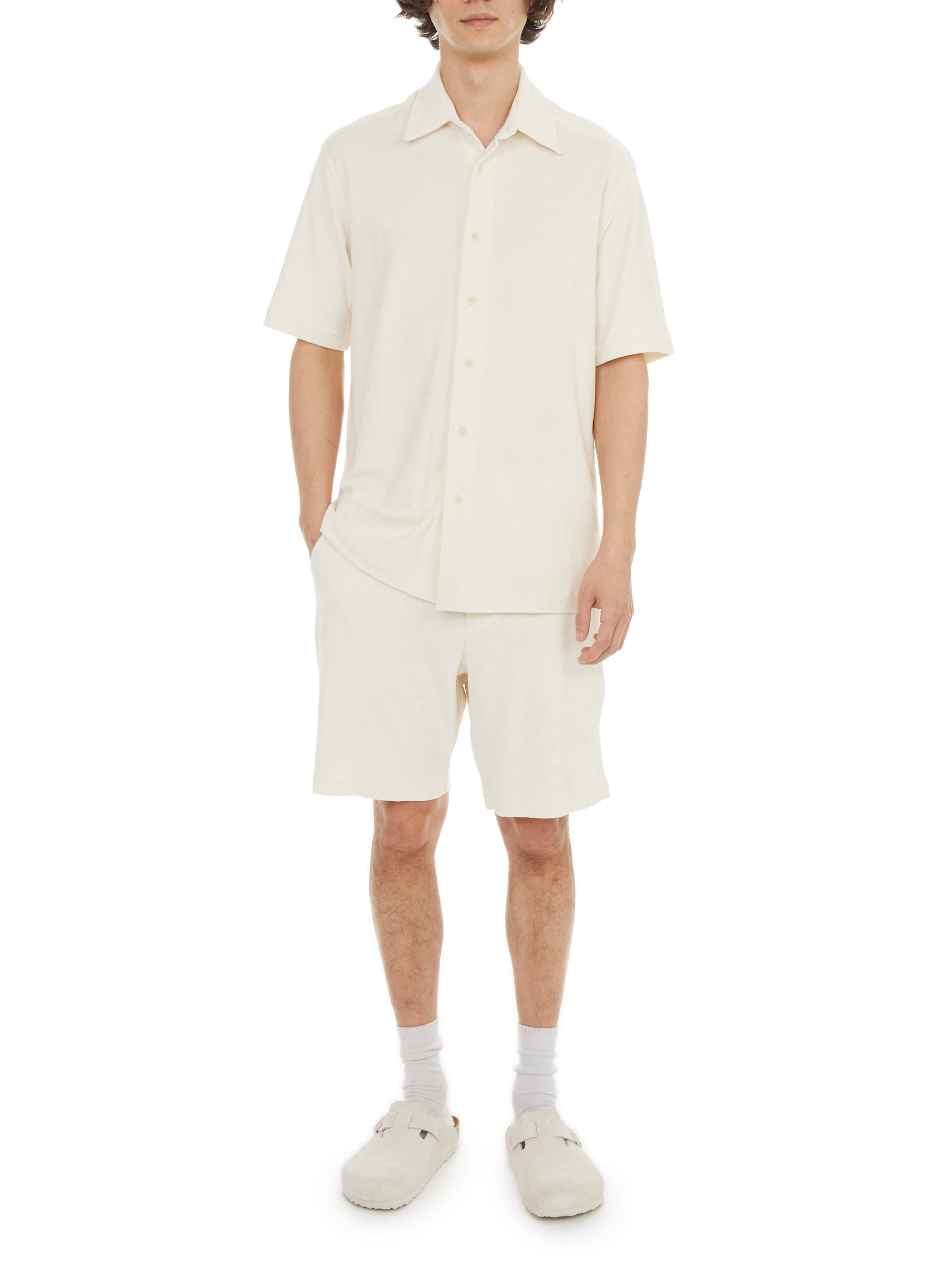 Straight cotton shirt  EDITIONS 102 Beige