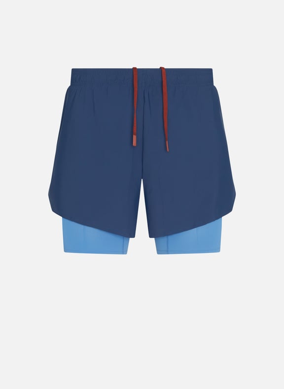 Short de sport ontario avec slip intérieur Bleu by BORN LIVING YOGA BORN LIVING YOGA Short de sport ontario avec slip intérieur Bleu