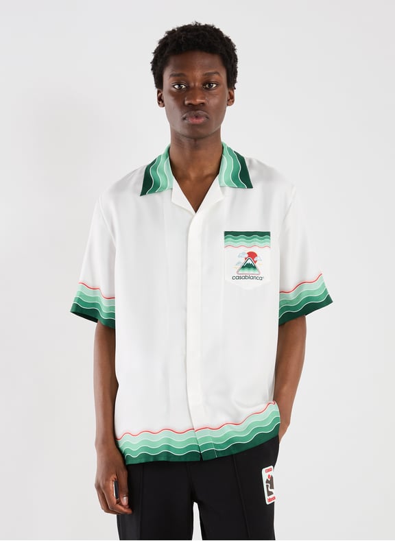 Chemise imprimée en soie Multicolore by CASABLANCA PARIS CASABLANCA PARIS Chemise imprimée en soie Multicolore