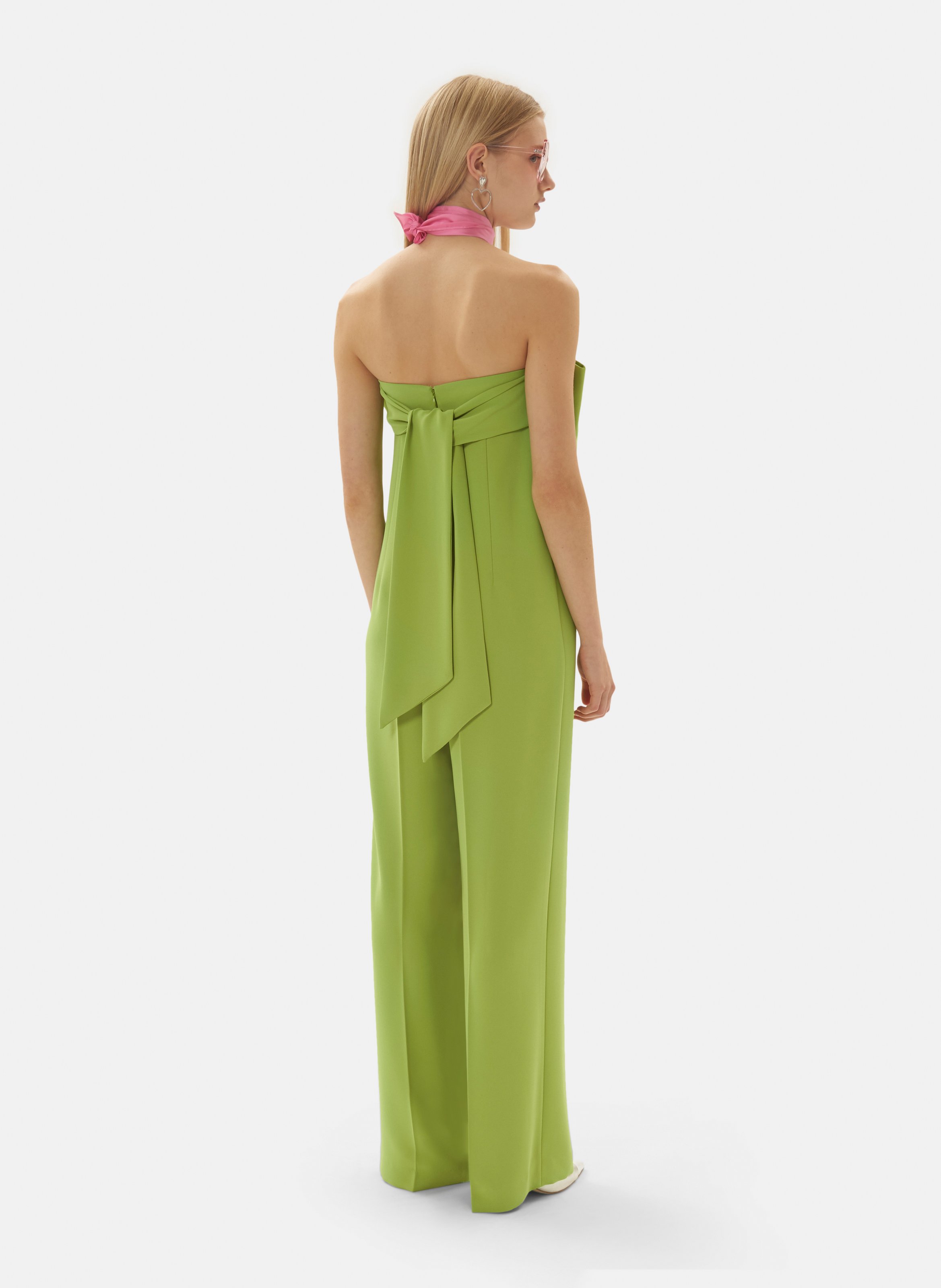 Combinaison bustier cœur TARA JARMON Vert