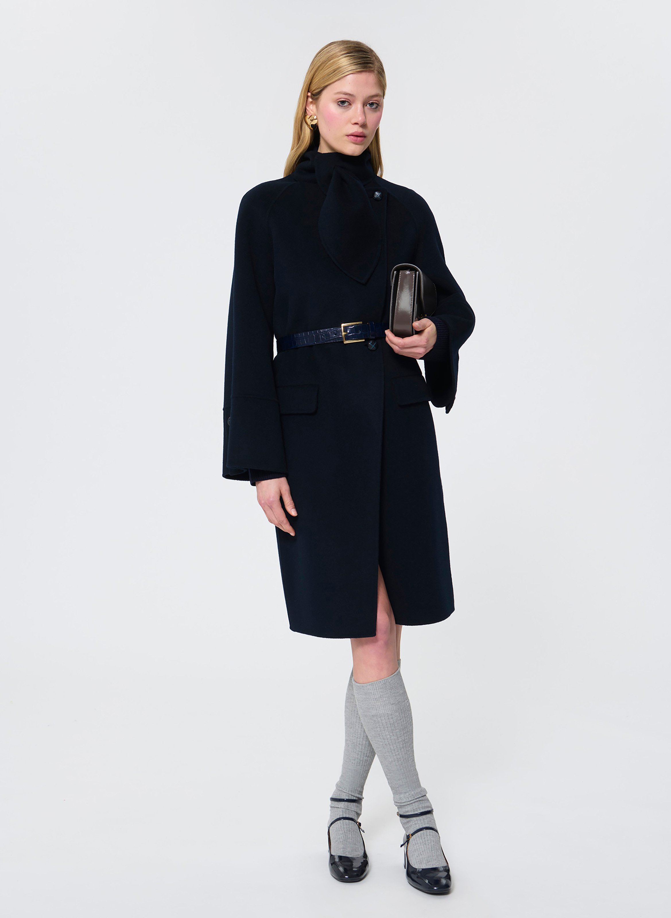 Manteau mocca TARA JARMON Bleu