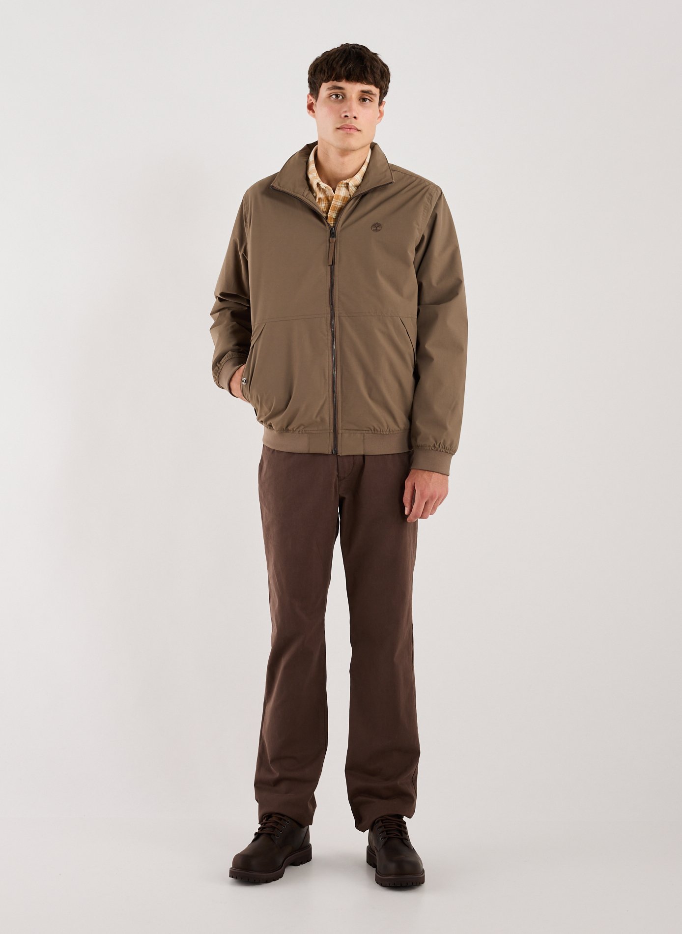 Plain cardigan TIMBERLAND Brown