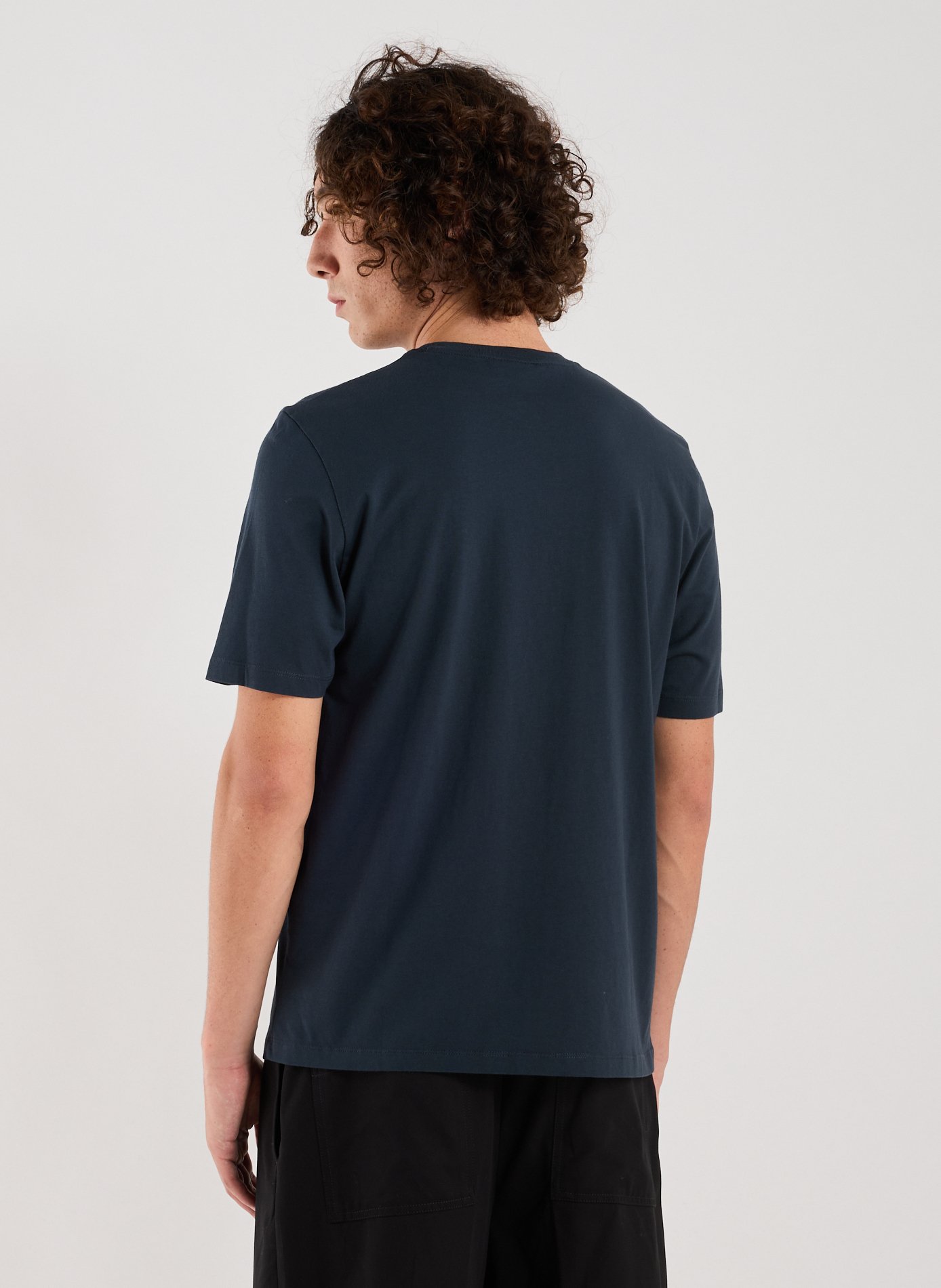 Cotton T-shirt Fox Regular MAISON KITSUNÉ Blue