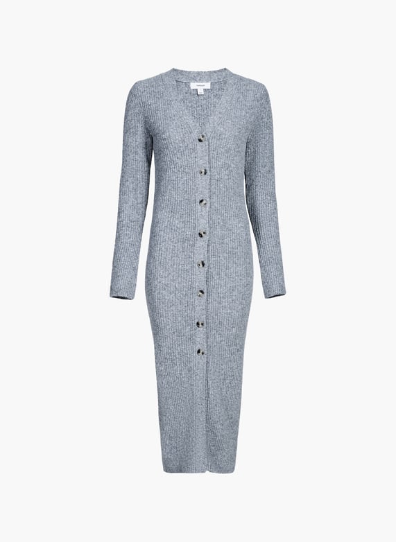 Midi cardigan dress in blended wool Grey Topshop - Women | Printemps.com Midi cardigan dress in blended wool Grey Topshop - Women | Printemps.com