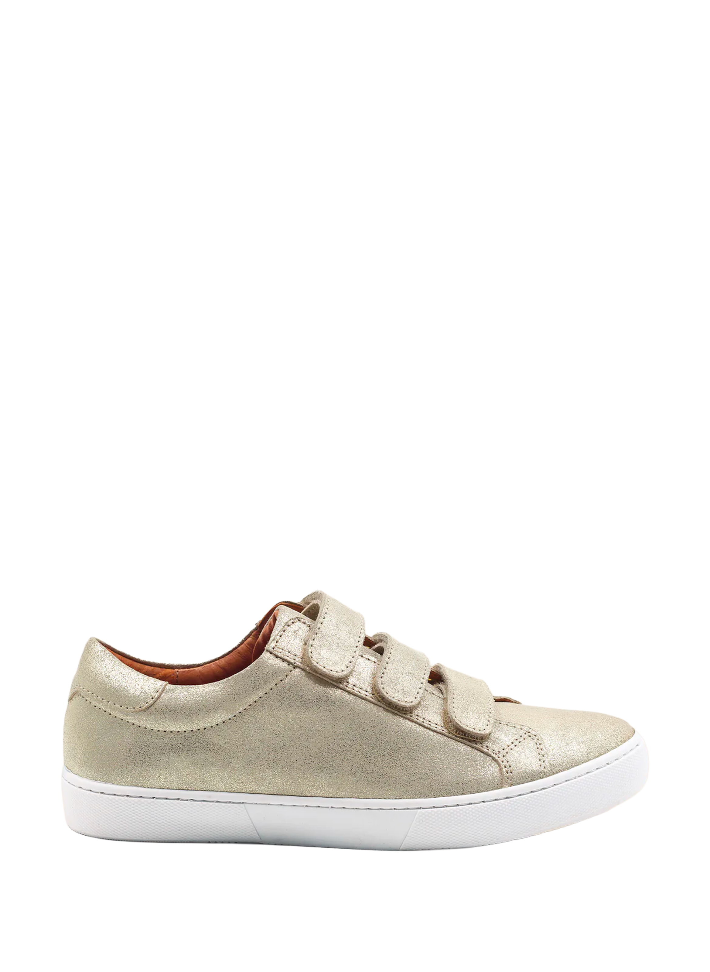 Baskets à velcro JULES & JENN Doré