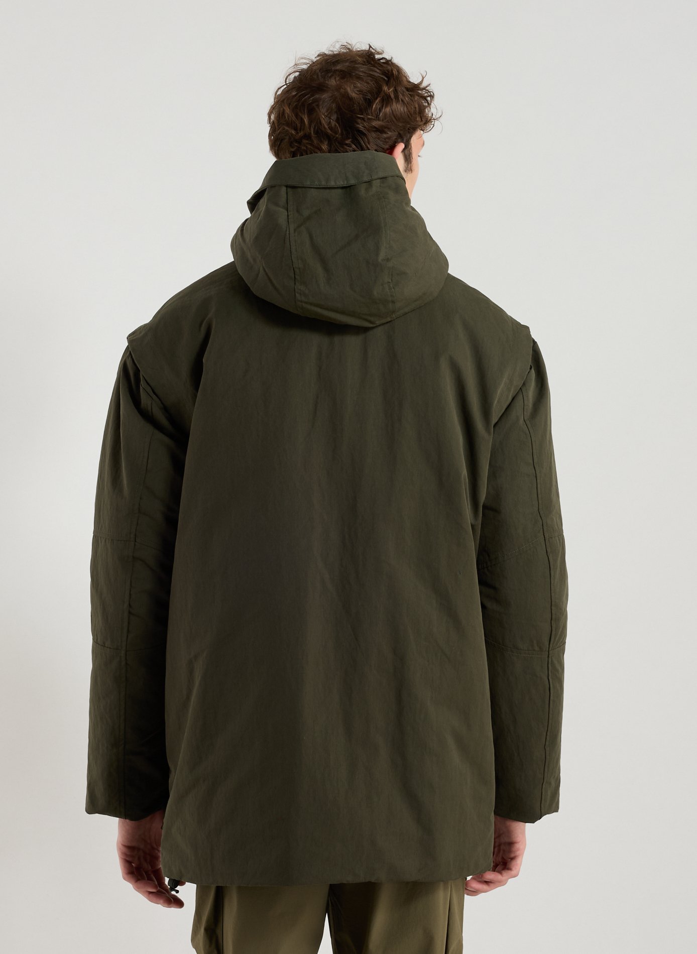 Mid-length Guillermo Parka K-WAY Khaki