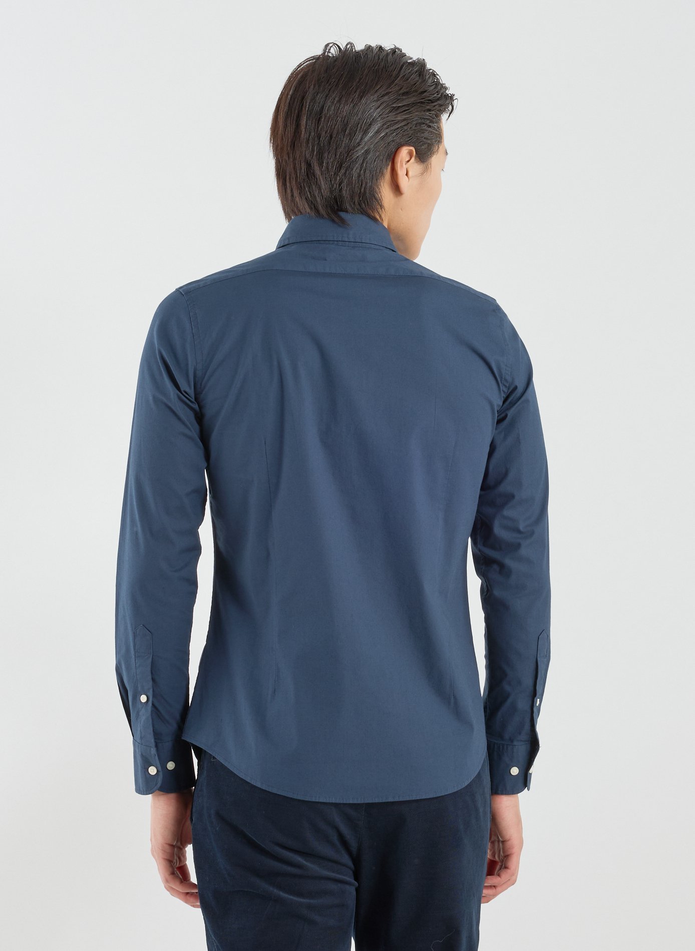 Slim cotton shirt LA MARTINA Blue
