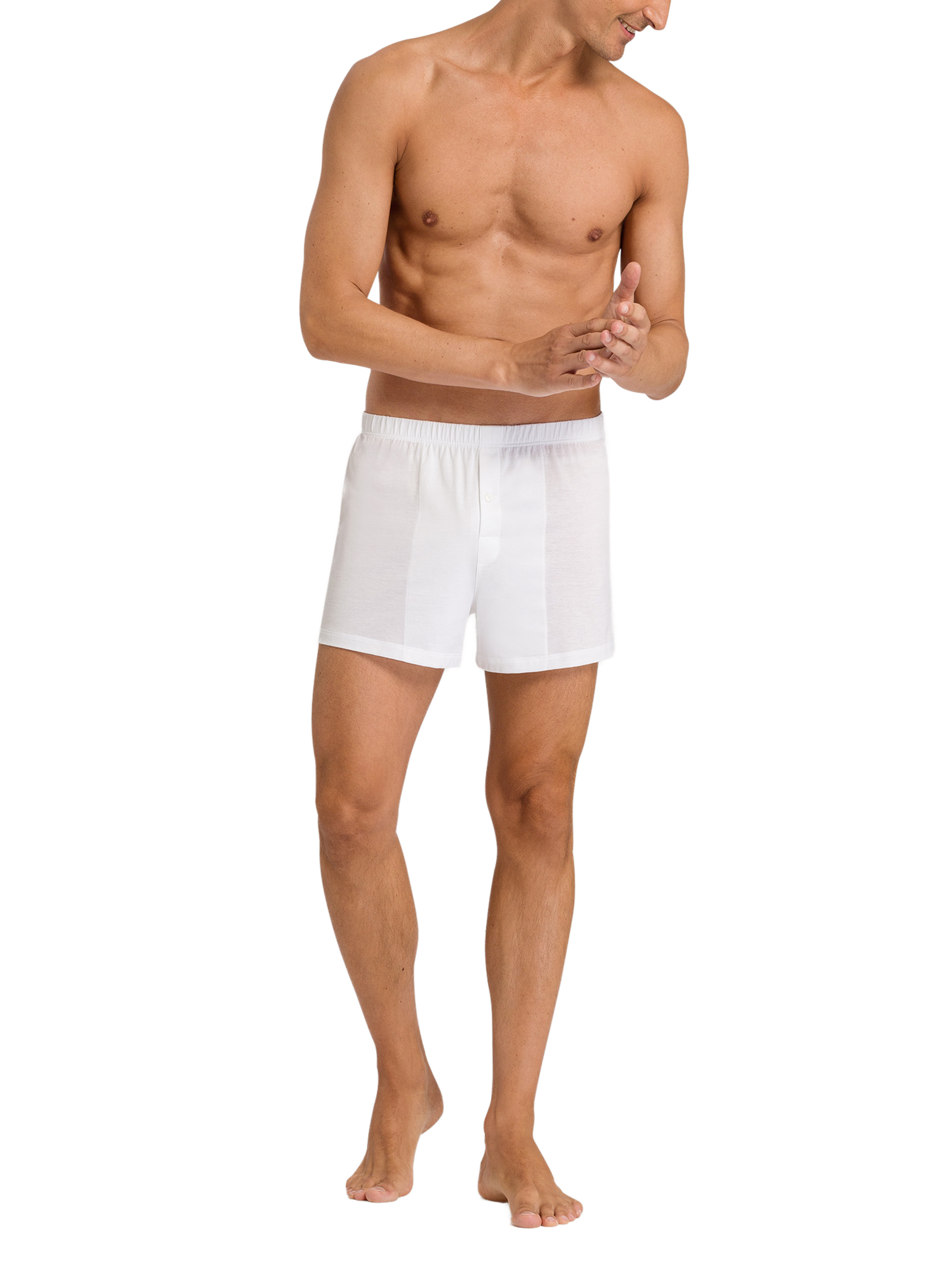 Cotton boxer shorts HANRO White