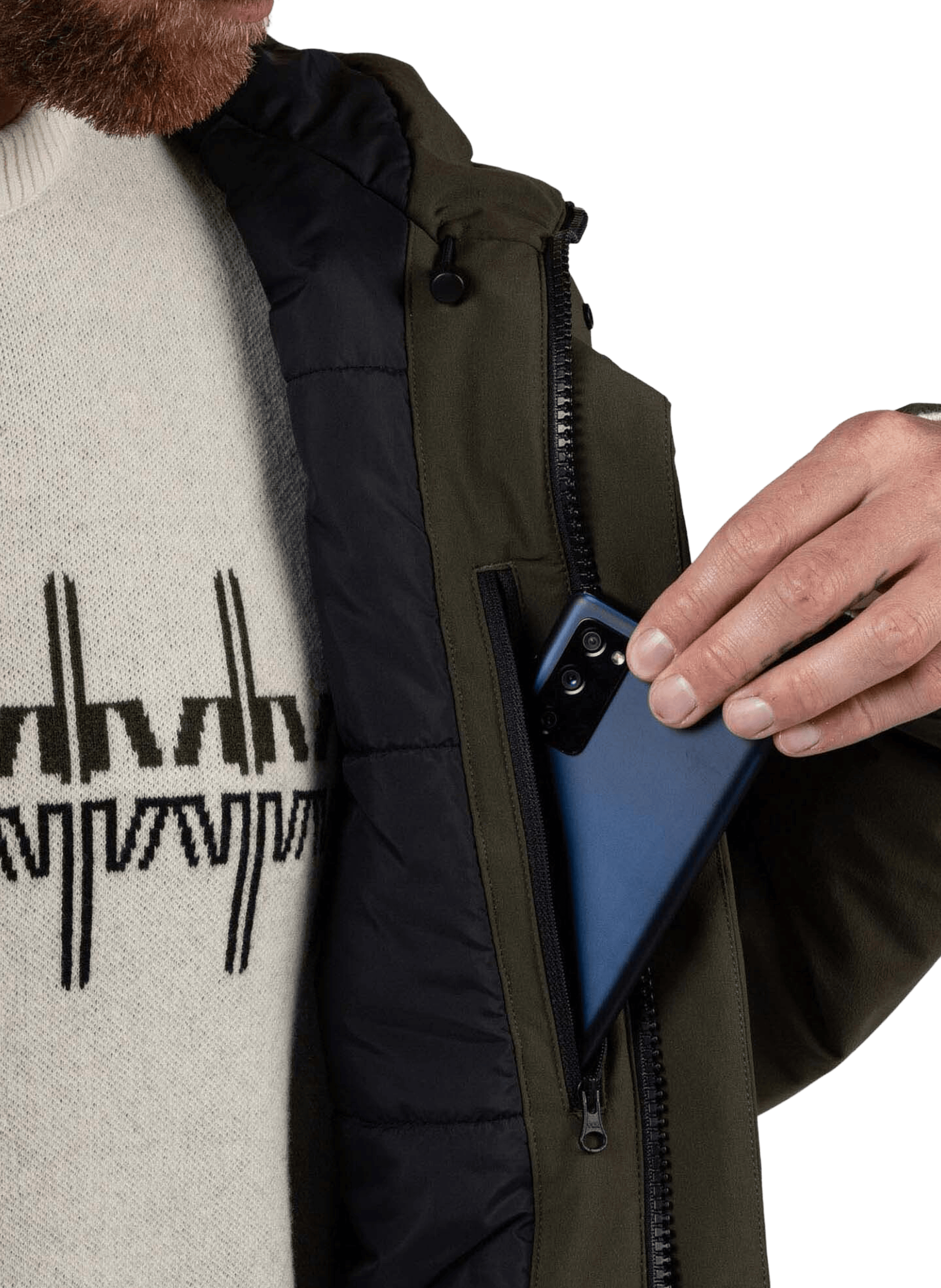 Veste isolante Chavanette  ROSSIGNOL Kaki