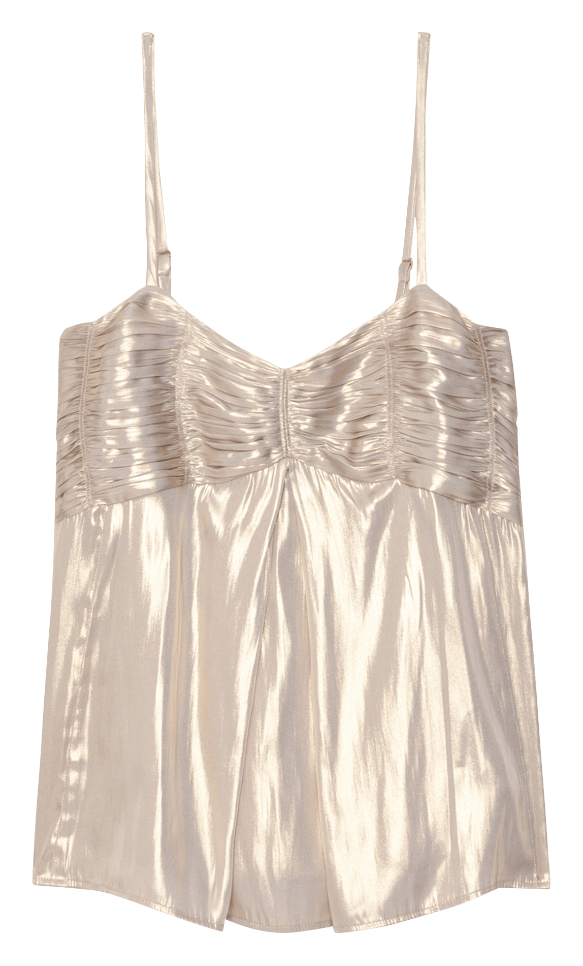 Top droit métallisé cippie ZADIG&VOLTAIRE Jaune