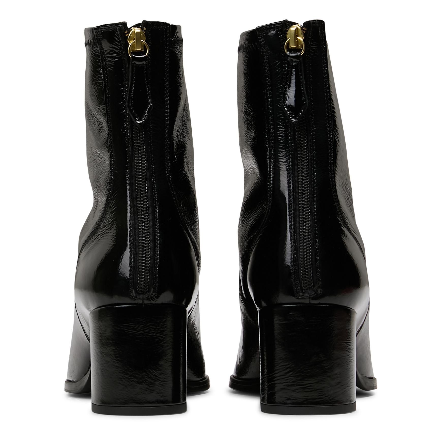 Bottines à talons  en cuir n°664 RIVECOUR Noir