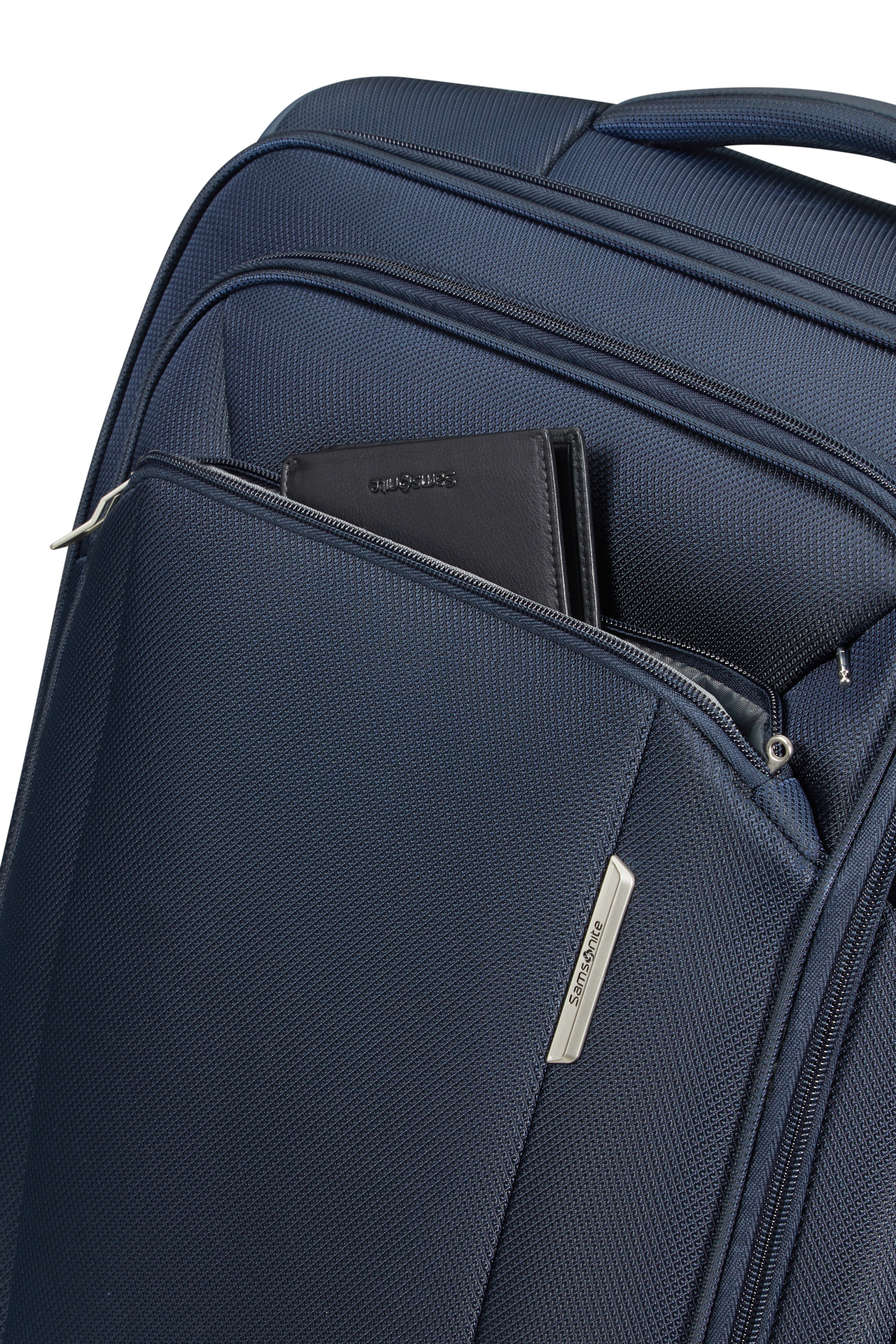 Respark valise 4 roues business case taille s SAMSONITE Bleu