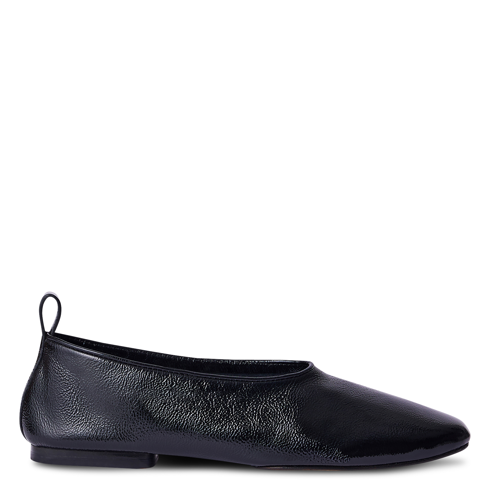Ballerines en cuir brillant bala SOEUR Noir