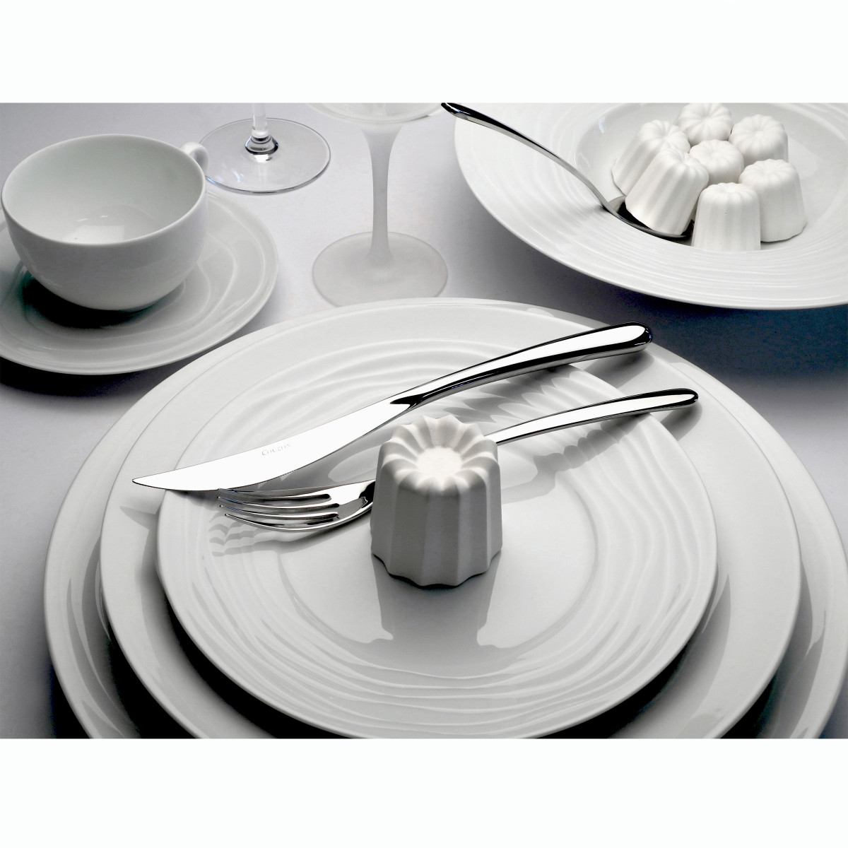 Elixir - 2 couverts de service COUZON Argent