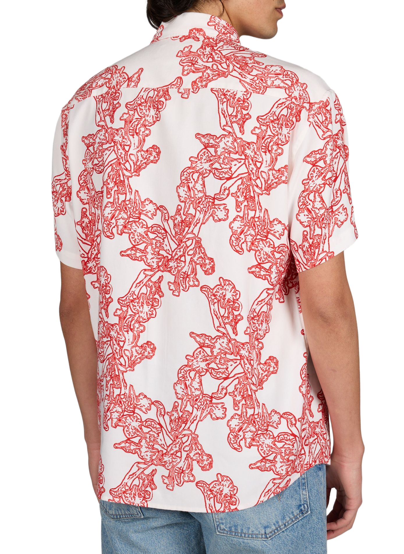 Printed short-sleeve Deon shirt NN.07 Beige