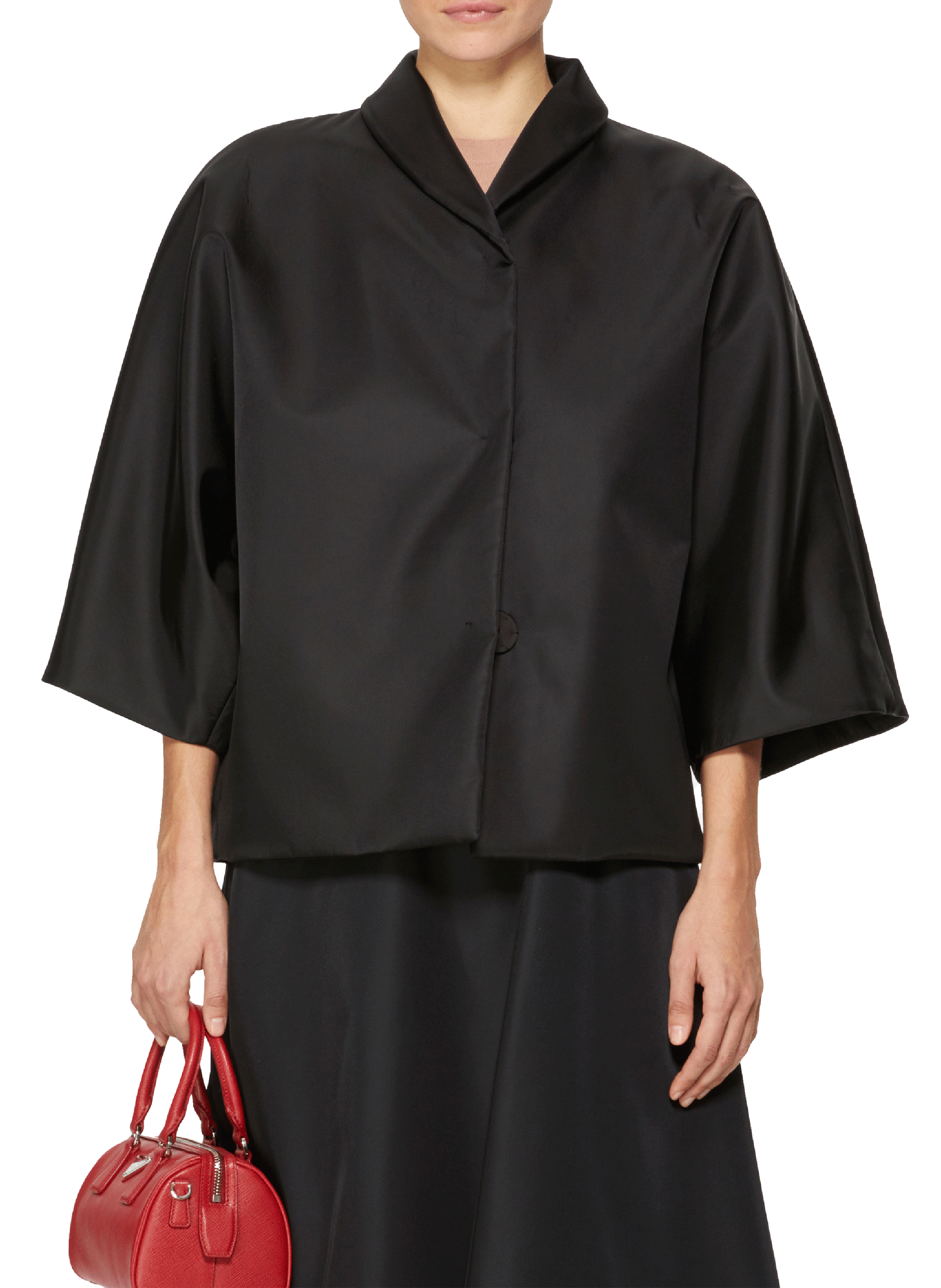 Capejas van Re-Nylon PRADA Zwart