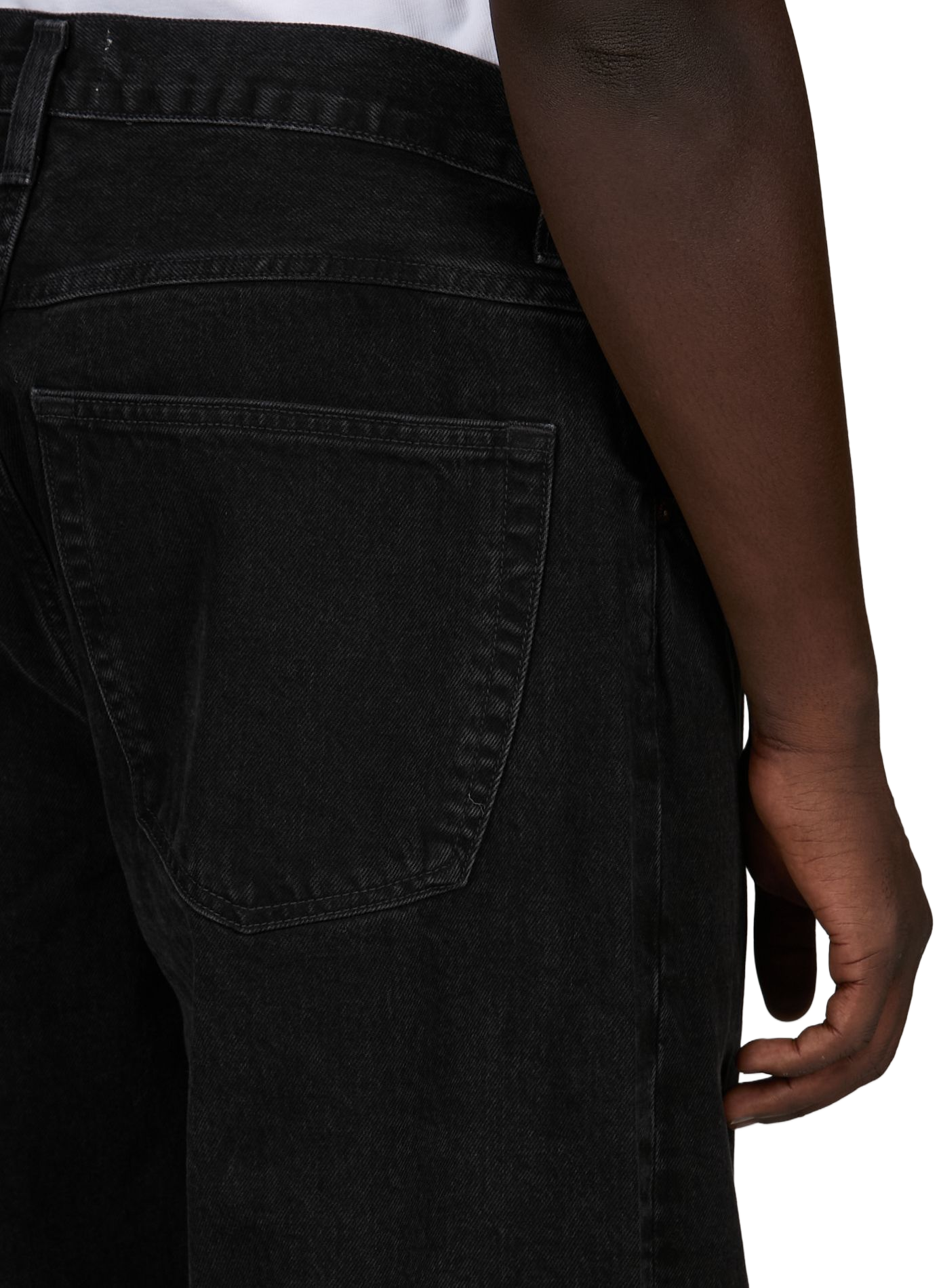 Jean baggy en coton mélangé AGOLDE Noir