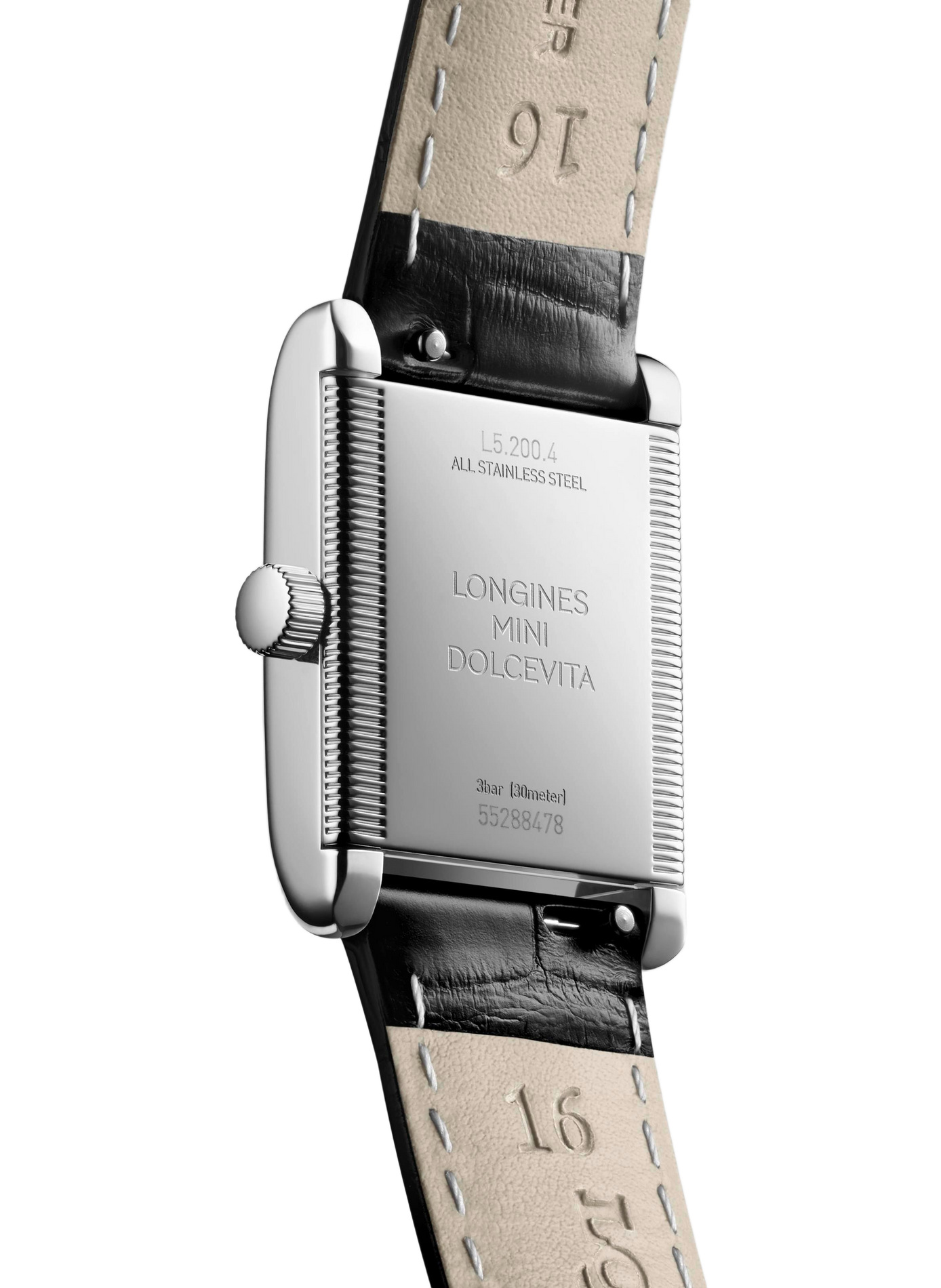 Montre quartz Longines DolceVita 2023 en cuir LONGINES Blanc