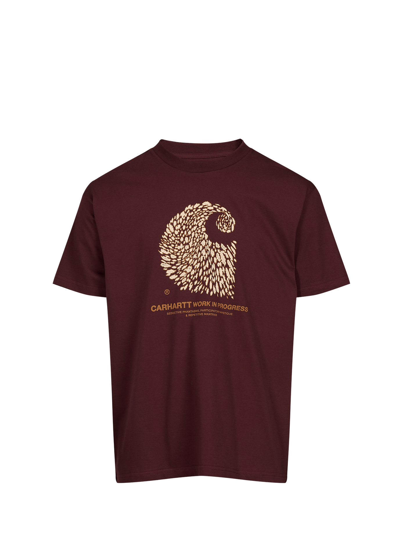 Printed cotton T-shirt CARHARTT WIP Red
