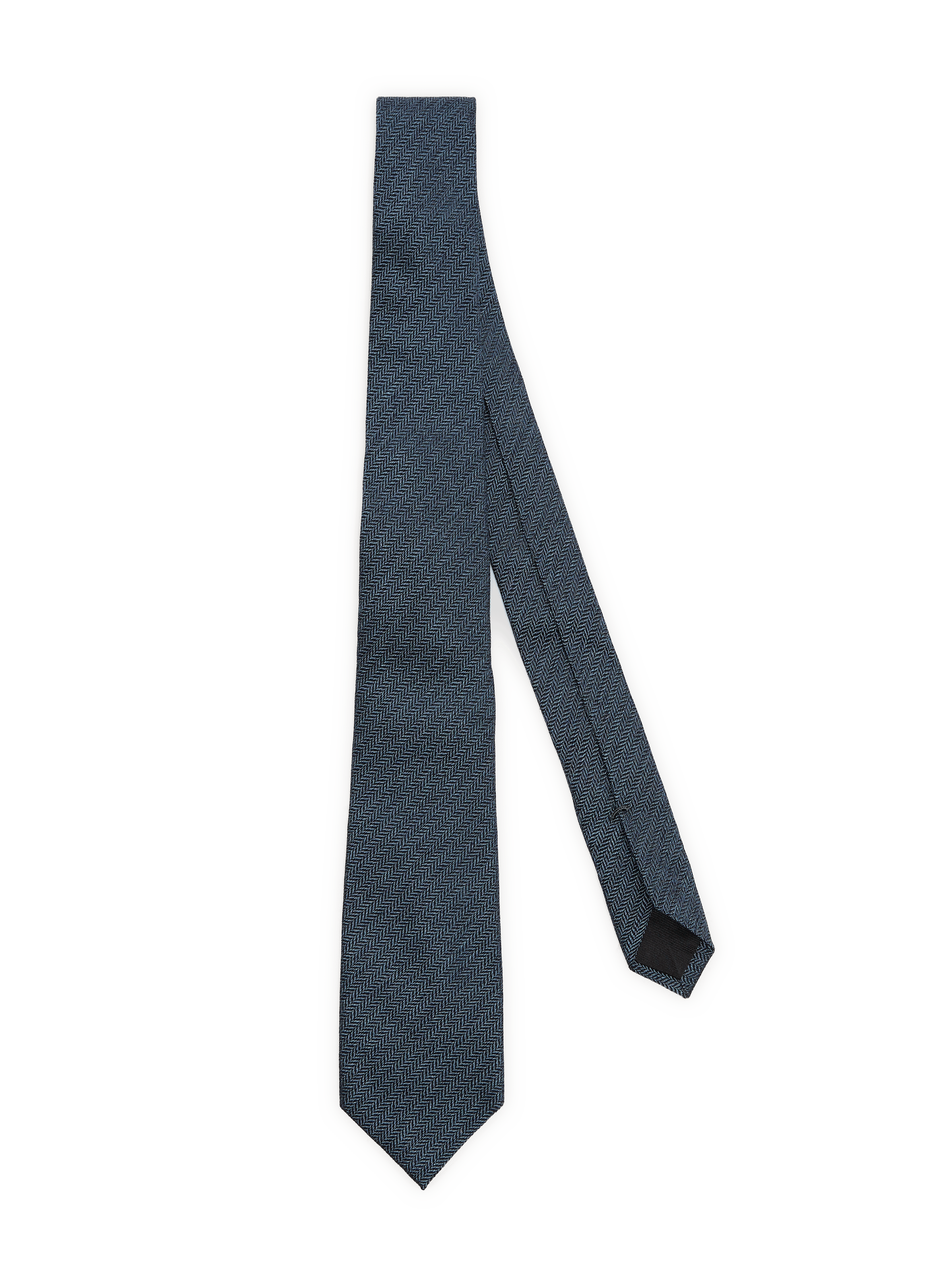 Krawatte aus Baumwolle und Seide VAN LAACK Blau