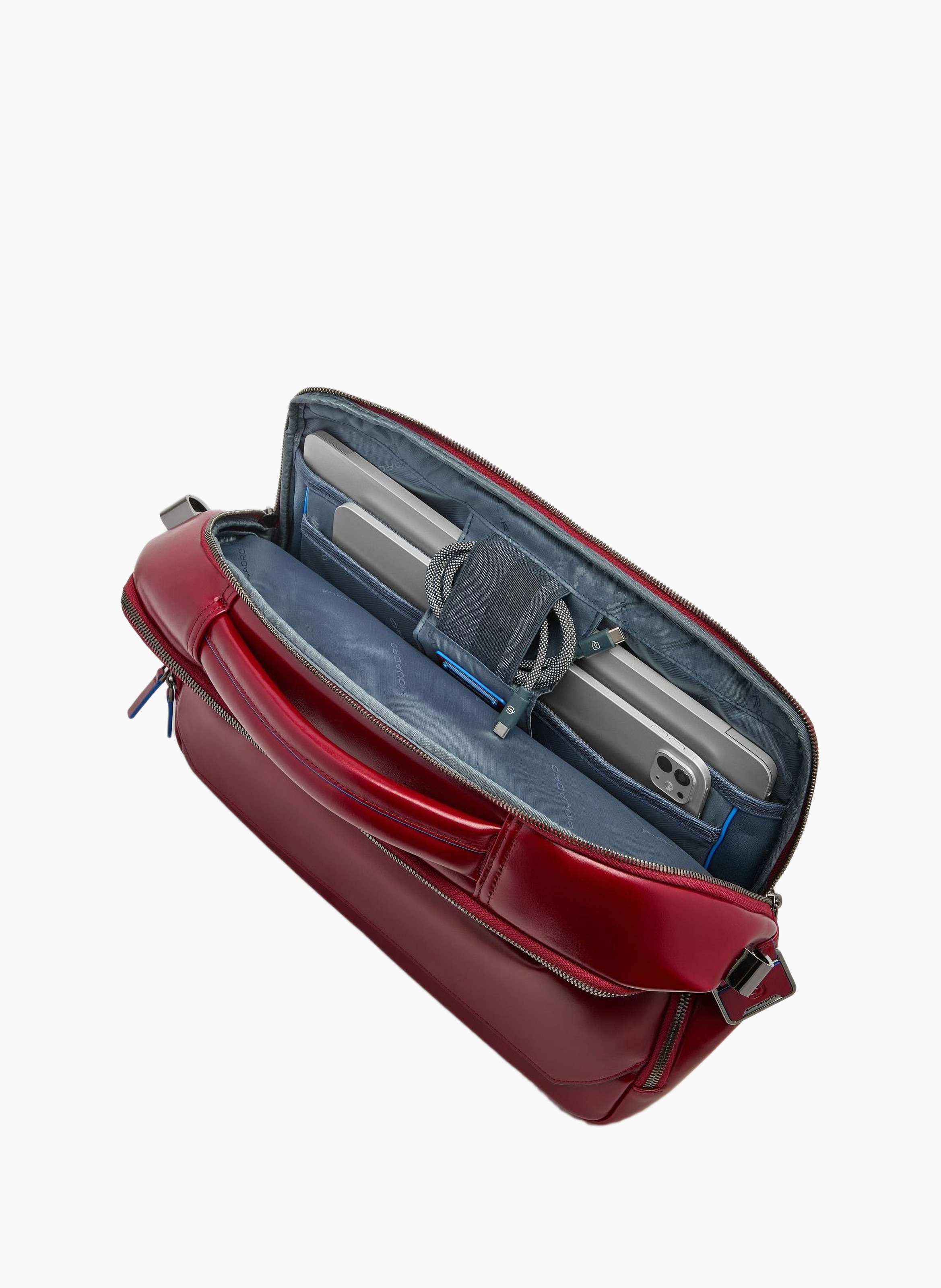 Sac à ordinateur 15,6" personnalisable PIQUADRO Rouge