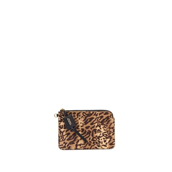 Pochette zippée oskan en cuir poulain Pochette zippée oskan en cuir poulain