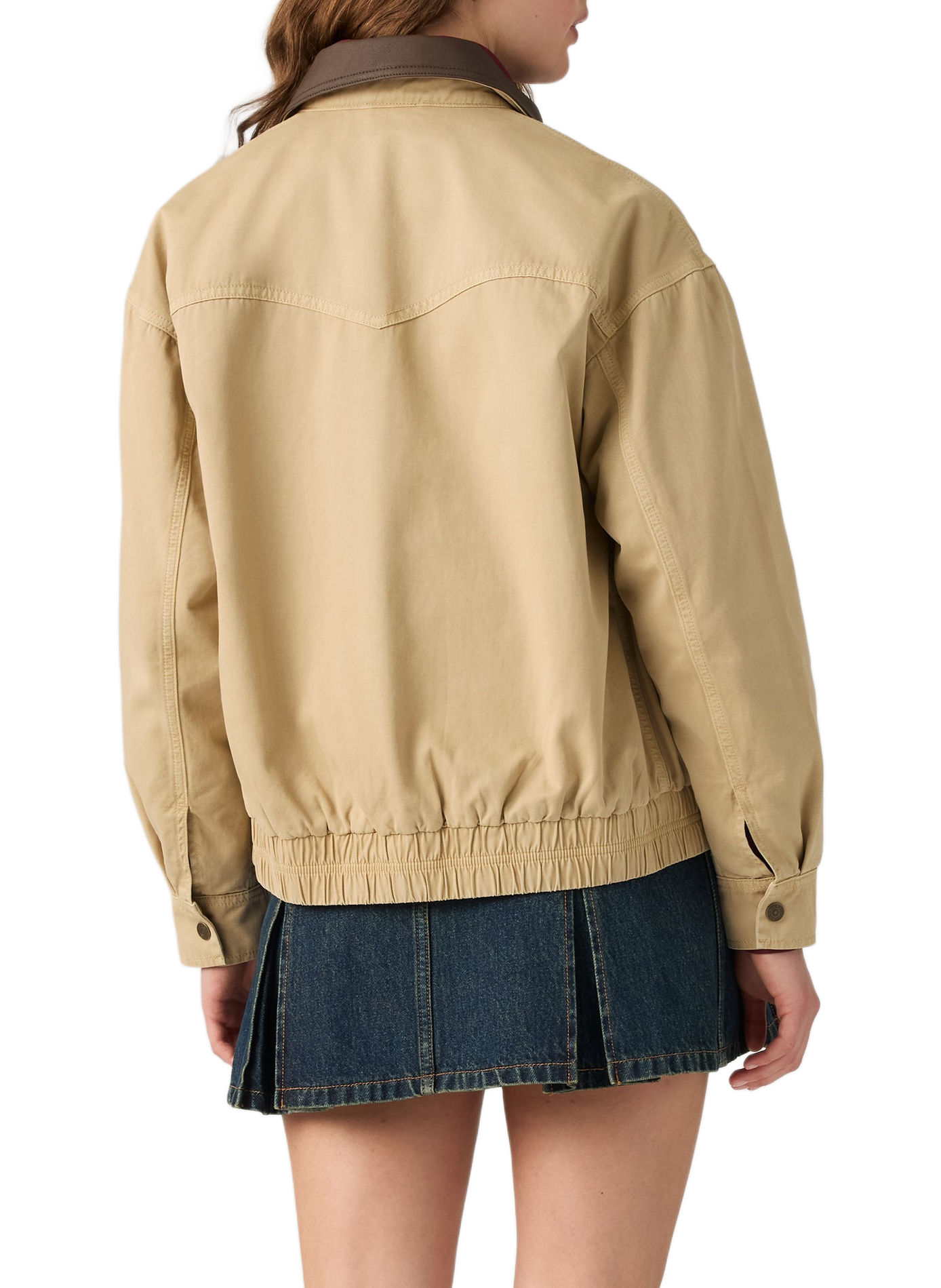 Jacke mit klassischem Baumwollkragen LEVI'S Beige