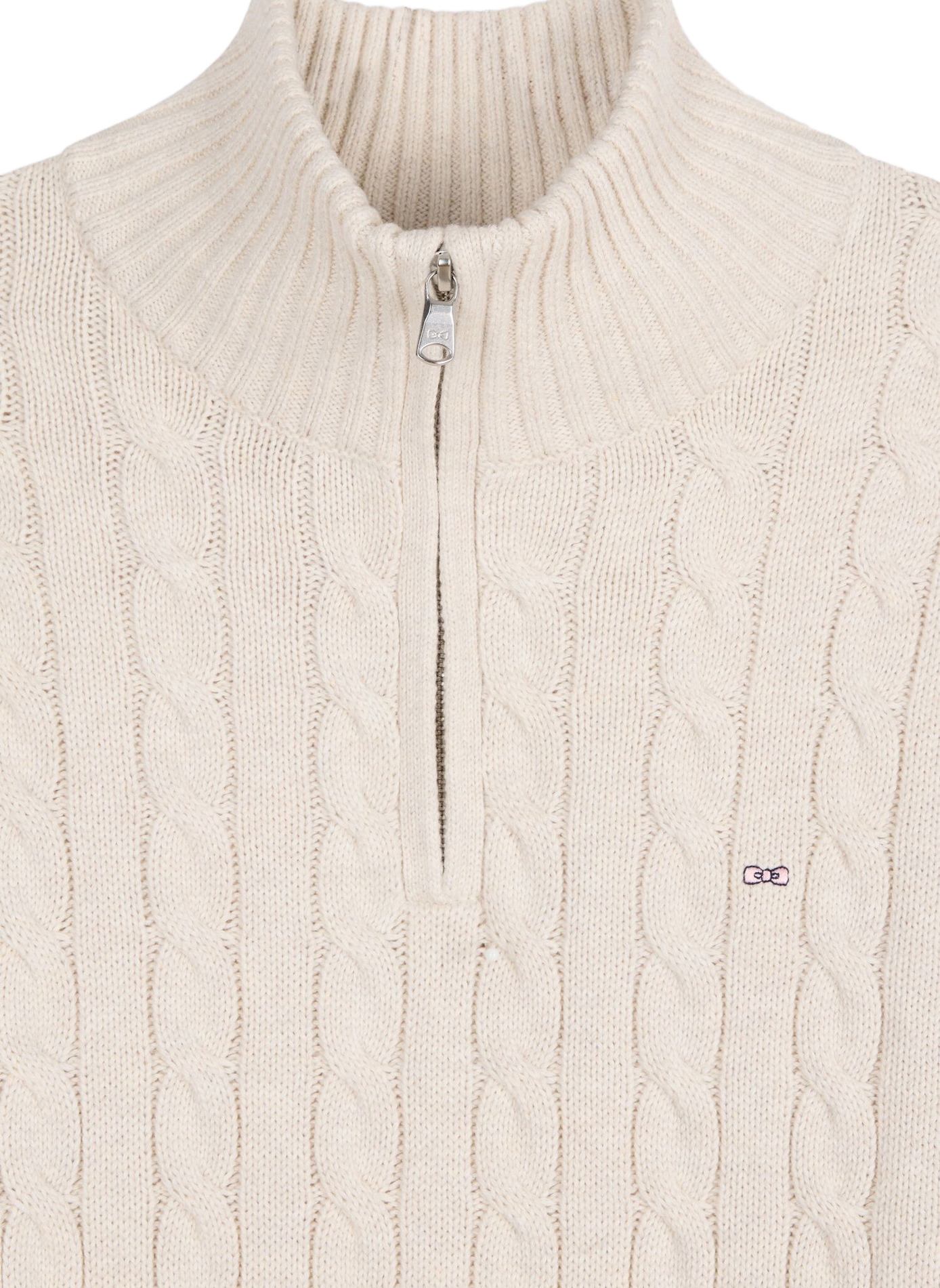 Pull col camionneur en coton | Beige EDEN PARK Heren