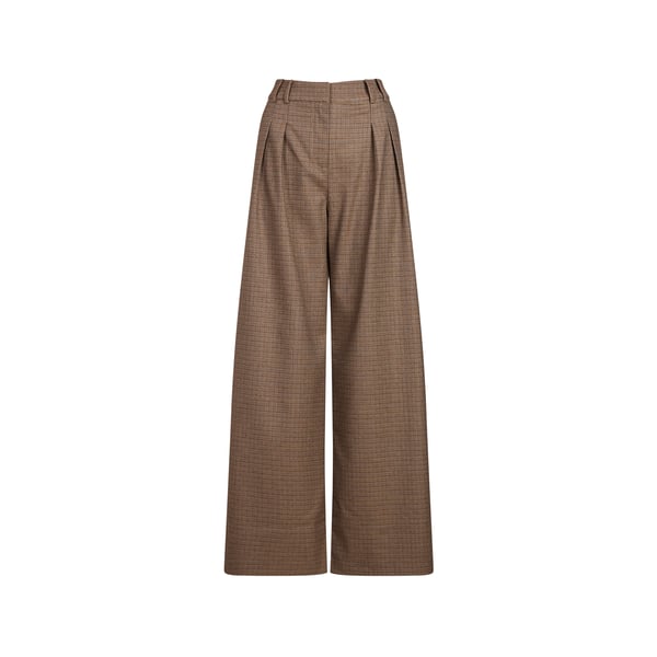 Pantalon large taille haute imprimé Pantalon large taille haute imprimé