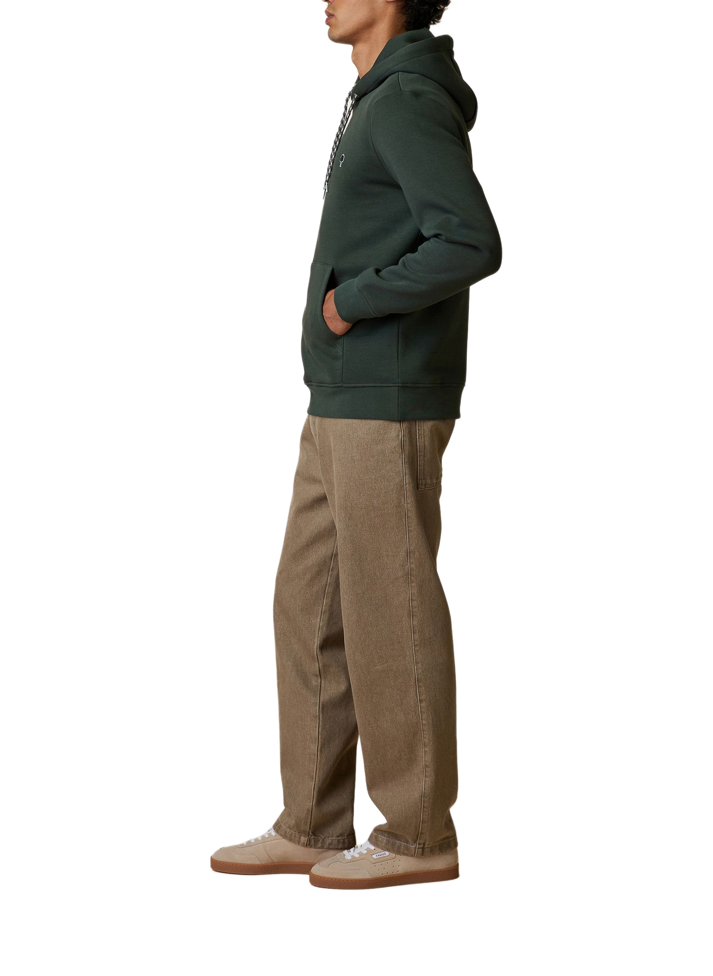 Oversized sweatshirt van gemengd katoen FAGUO Groen