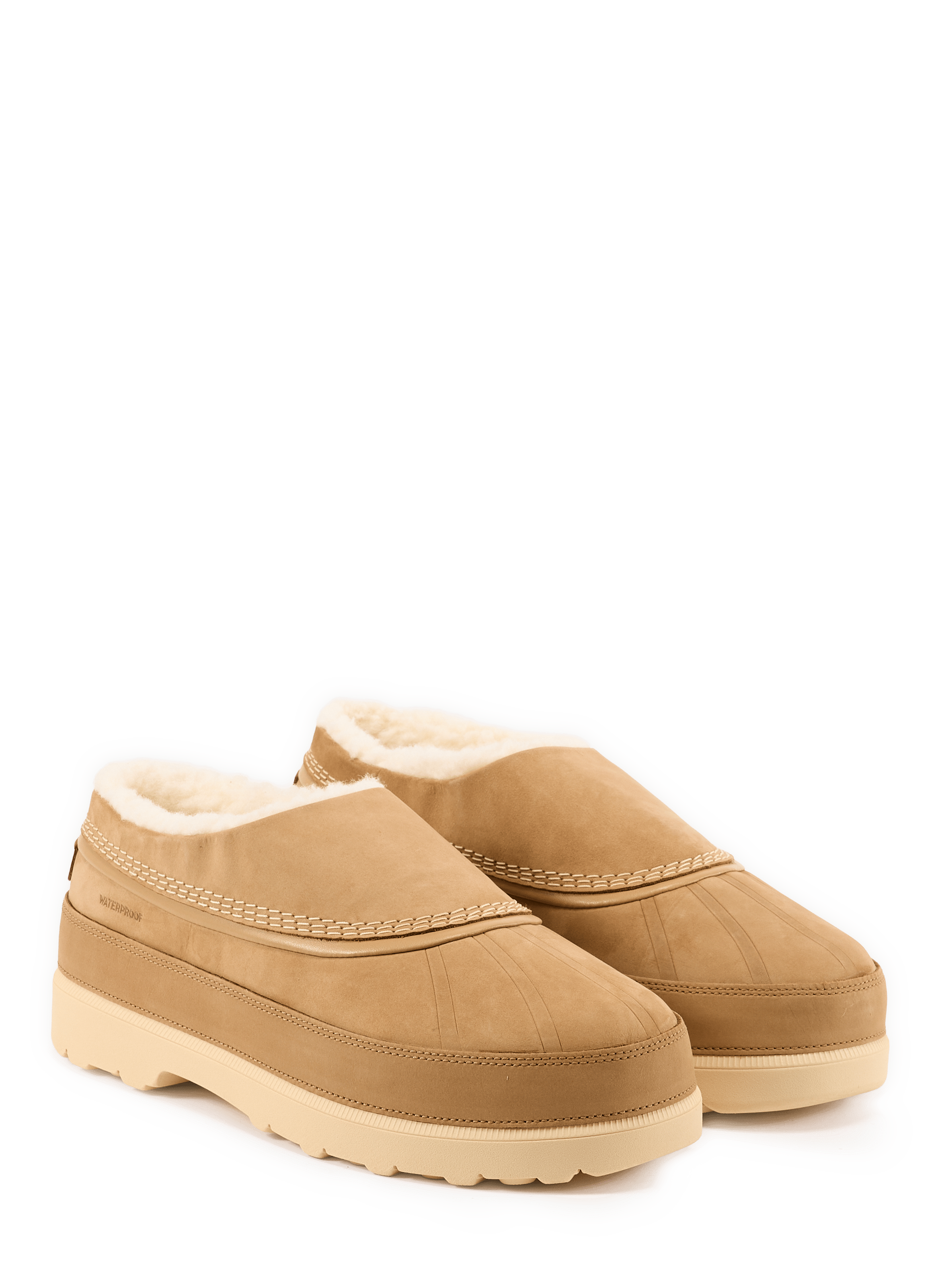 Sabot en cuir en mélangé SOREL Braun