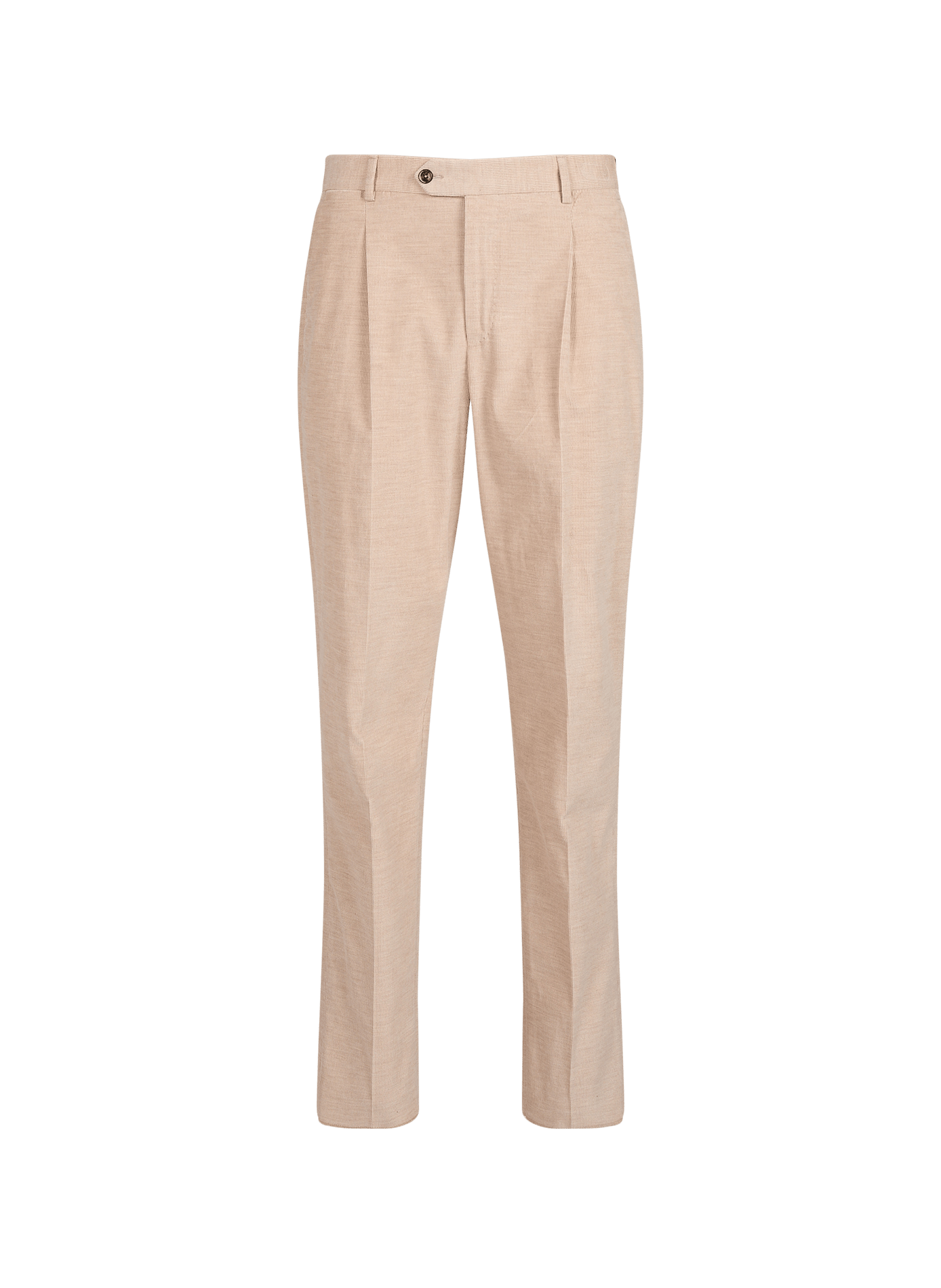 Gerade Cordhose aus Baumwollcord PT01 Beige
